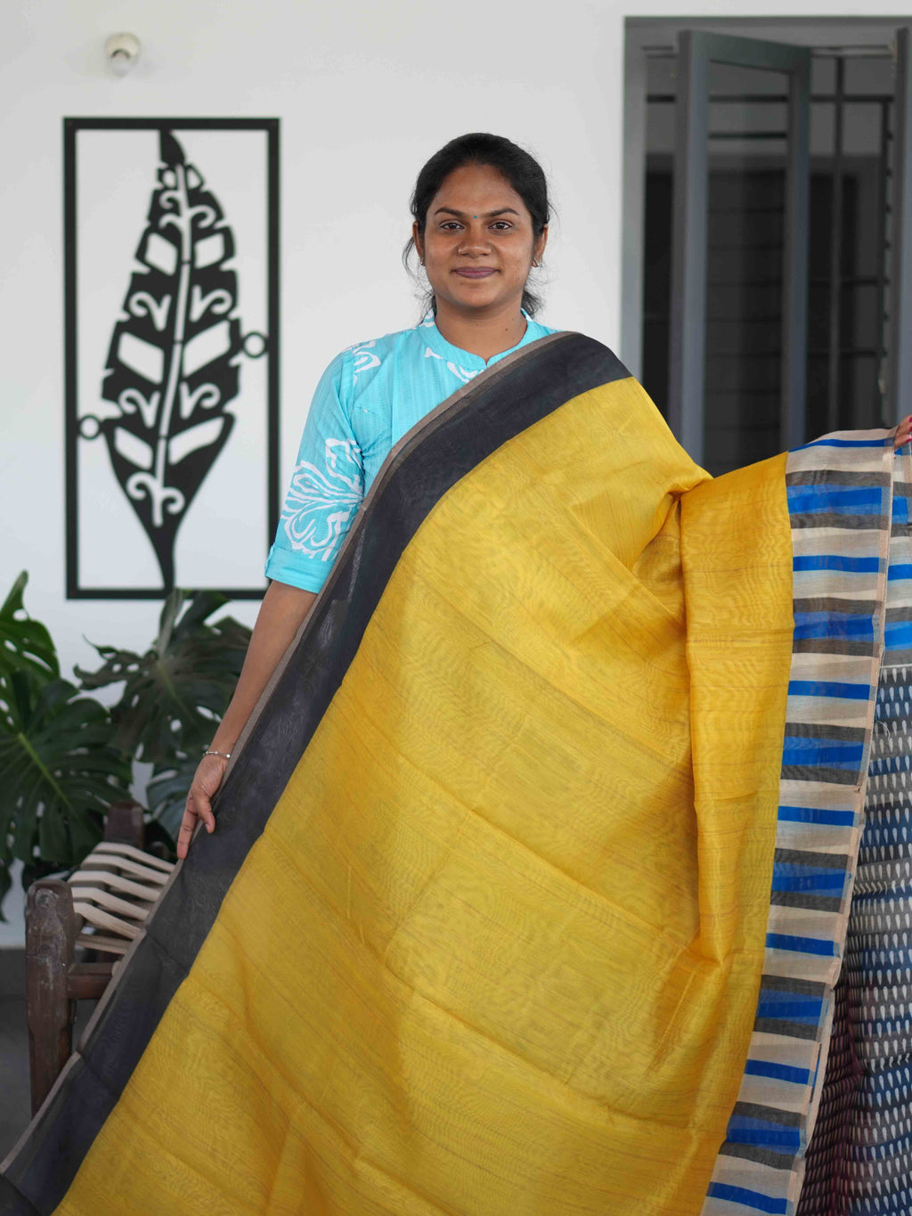 Chanderi Cotton Sarees Graceful Bloom / SKU202 – 6