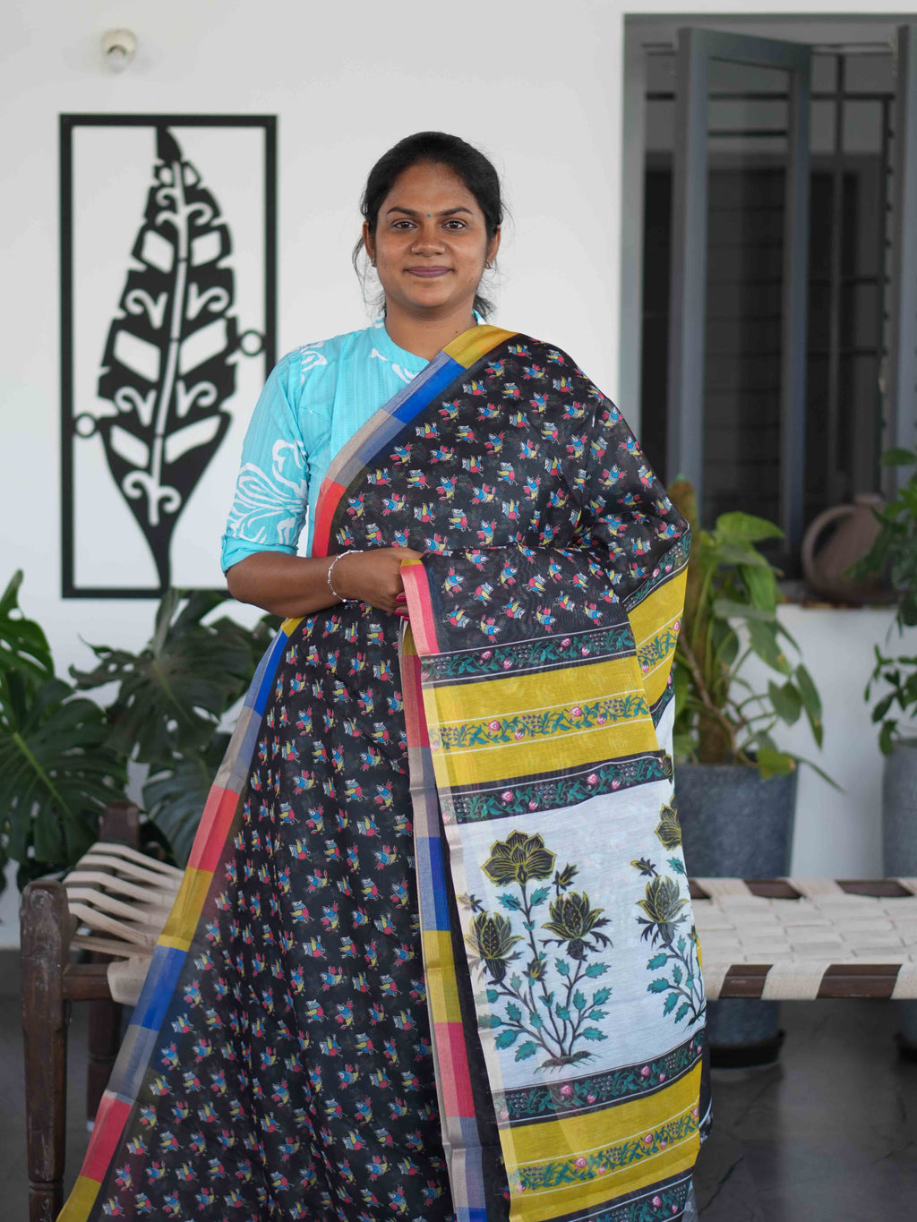 Chanderi Cotton Sarees Delicate Elegance / SKU202 – 9