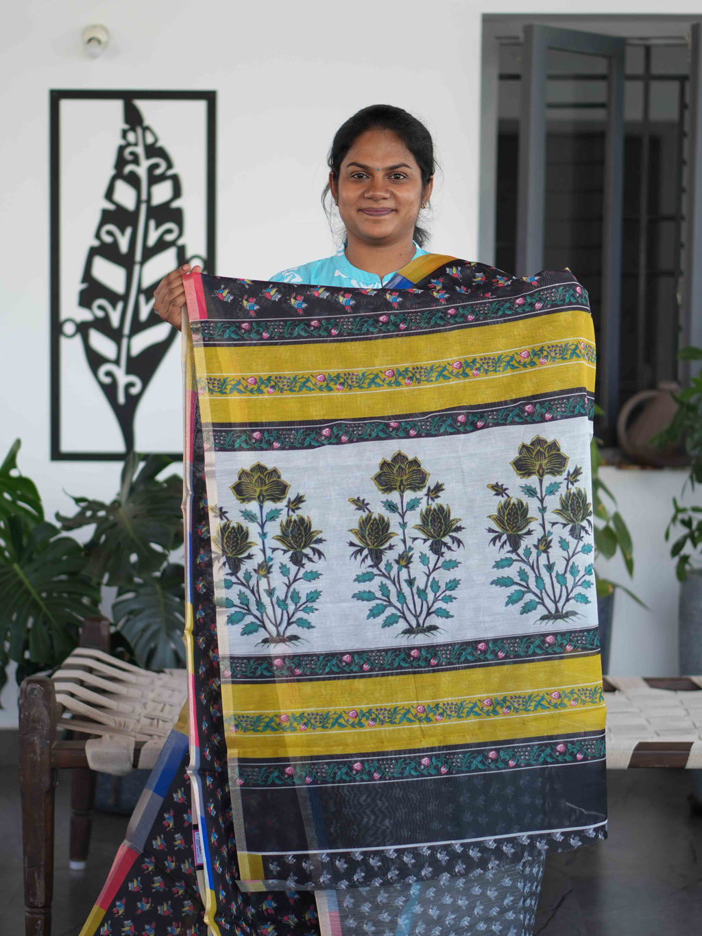 Chanderi Cotton Sarees Delicate Elegance / SKU202 – 9
