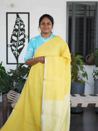 Linen Cotton Sarees Natural Grace / SKU202 – 13