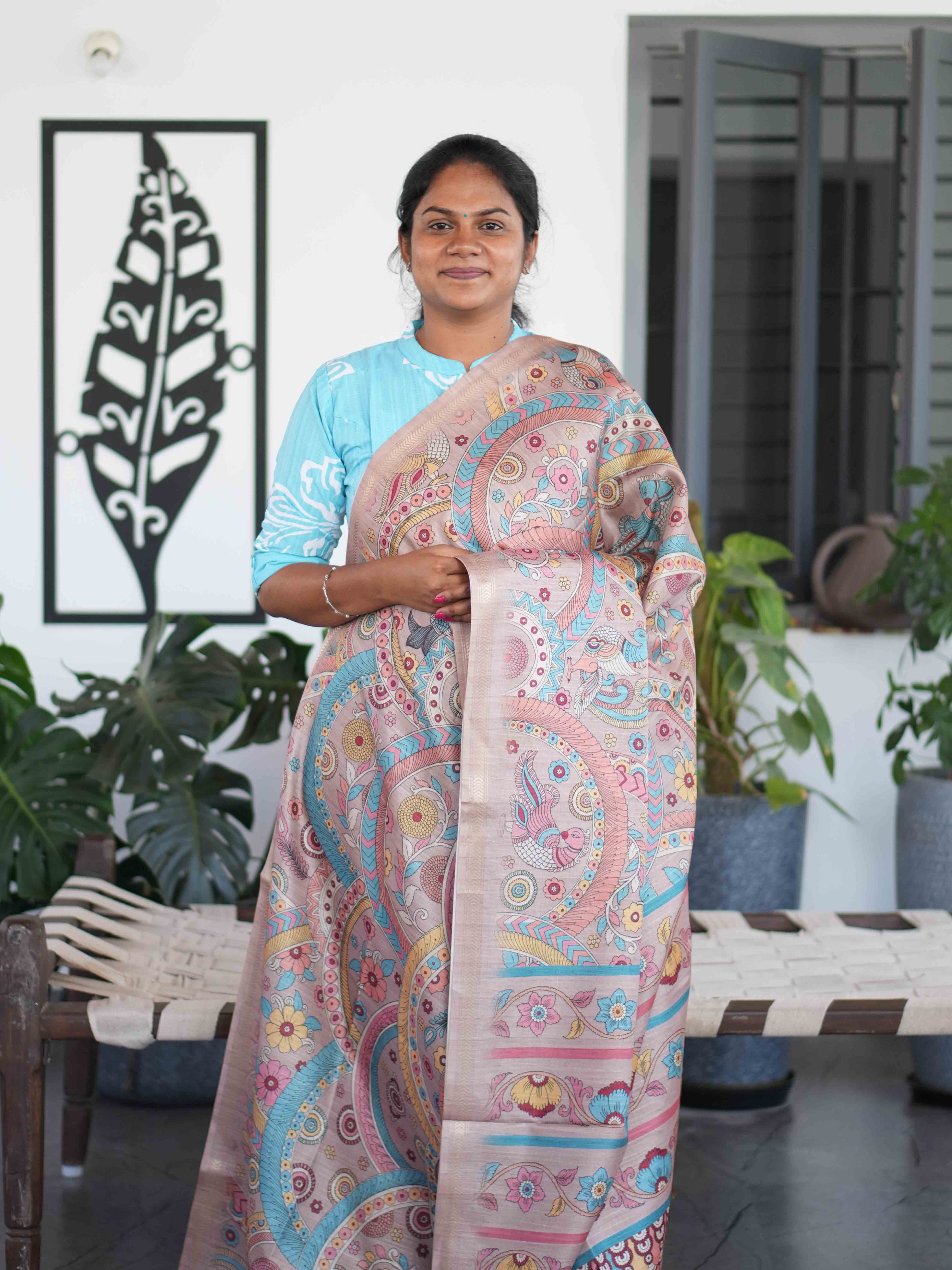 Semi Tussar Sarees Elegant Heritage / SKU203 – 22