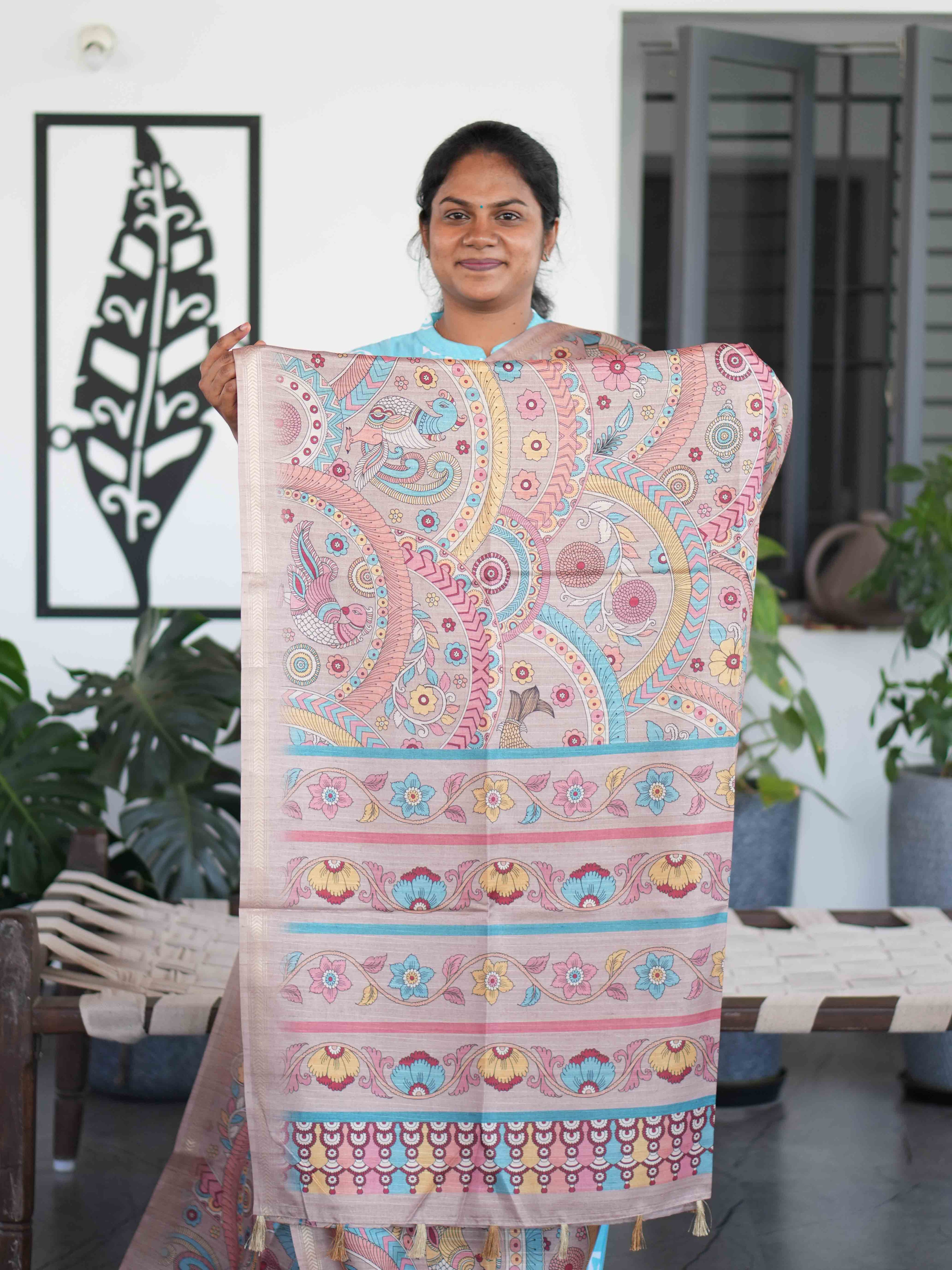 Semi Tussar Sarees Elegant Heritage / SKU203 – 22
