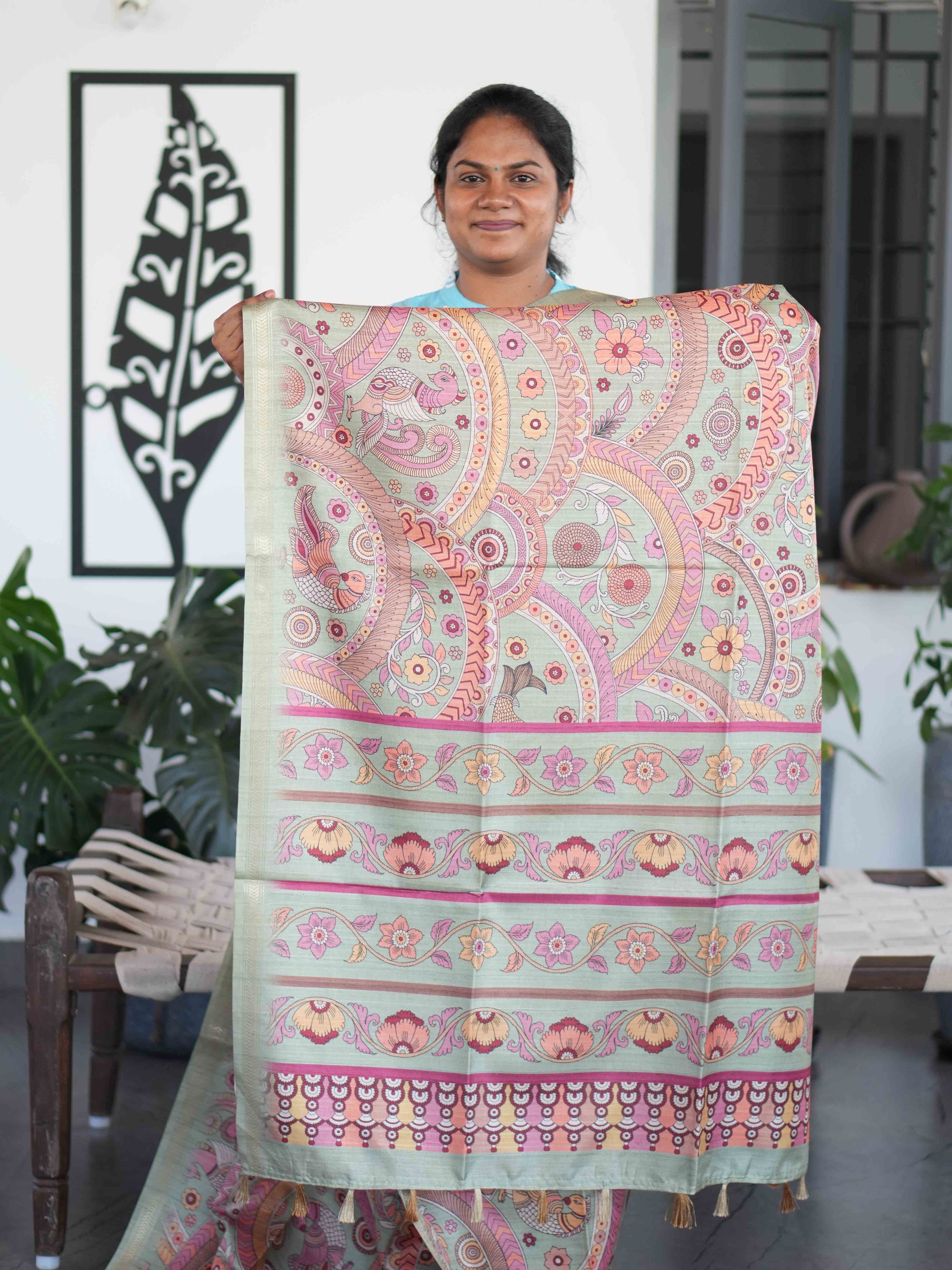 Semi Tussar Sarees Refined Charm / SKU203 – 25