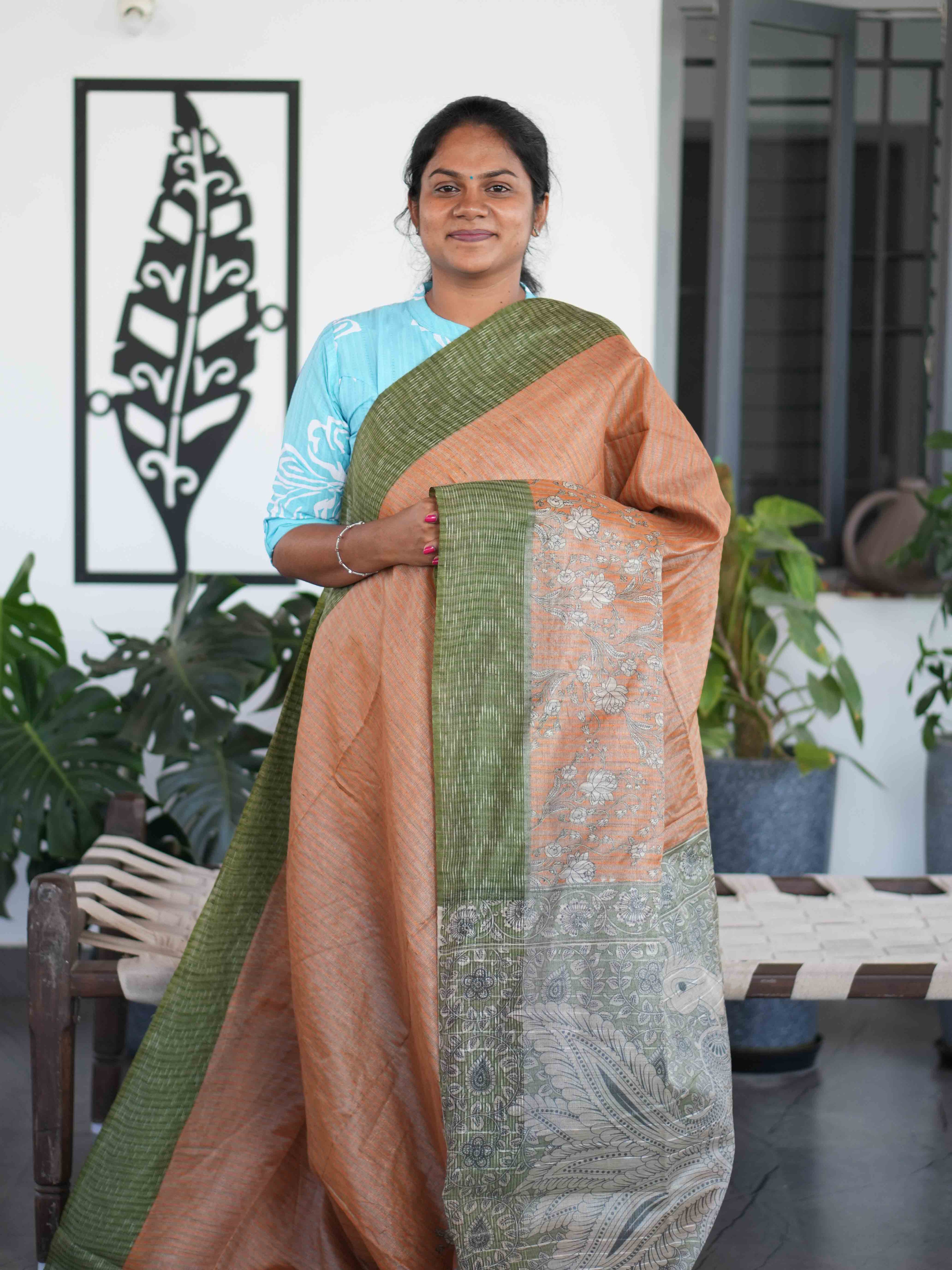 Tissue Bhaswada Sarees Majestic Elegance / SKU203 – 35