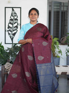 Jute Tussar Sarees Rustic Elegance / SKU203 – 1