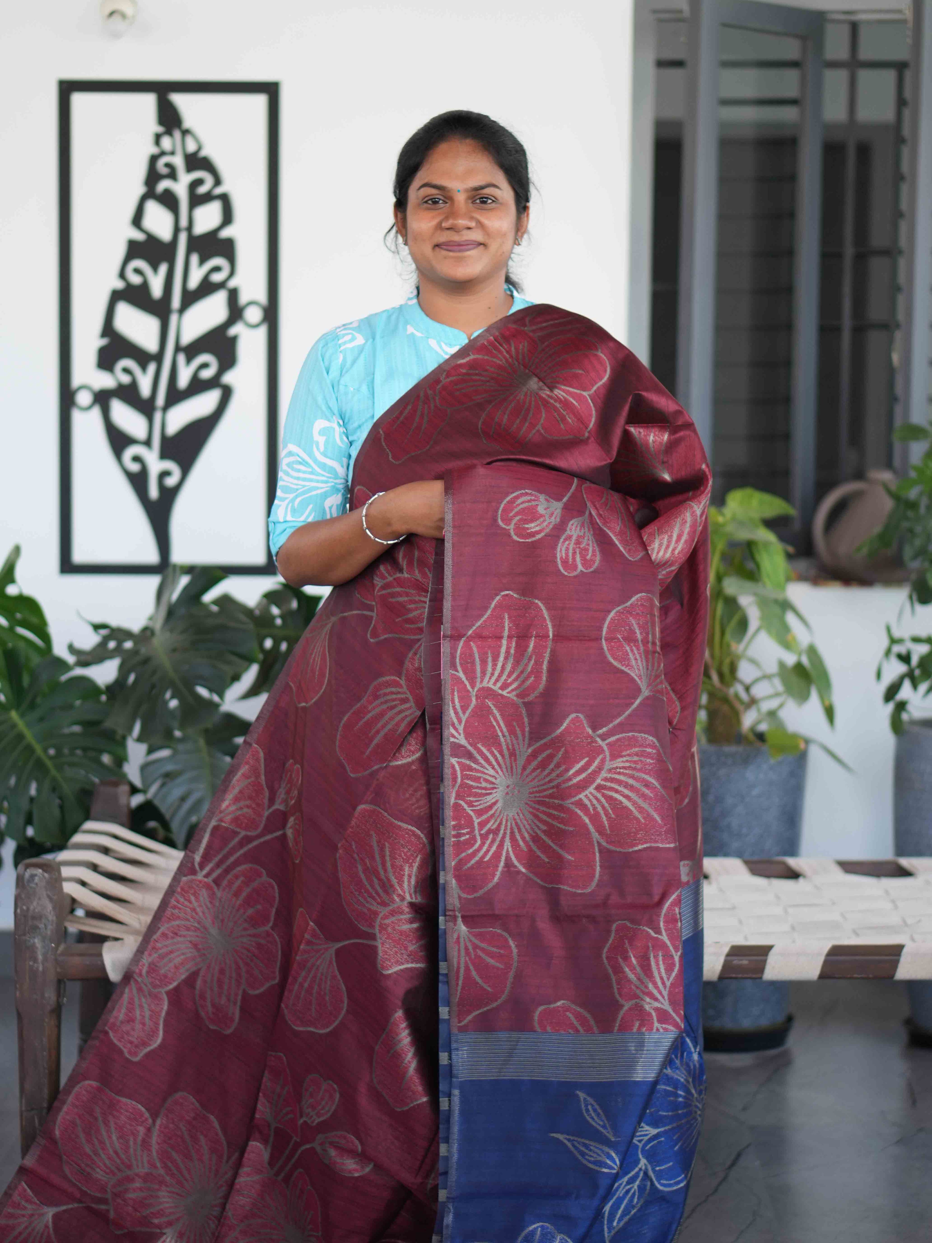 Jute Tussar Sarees Timeless Heritage / SKU203 – 5