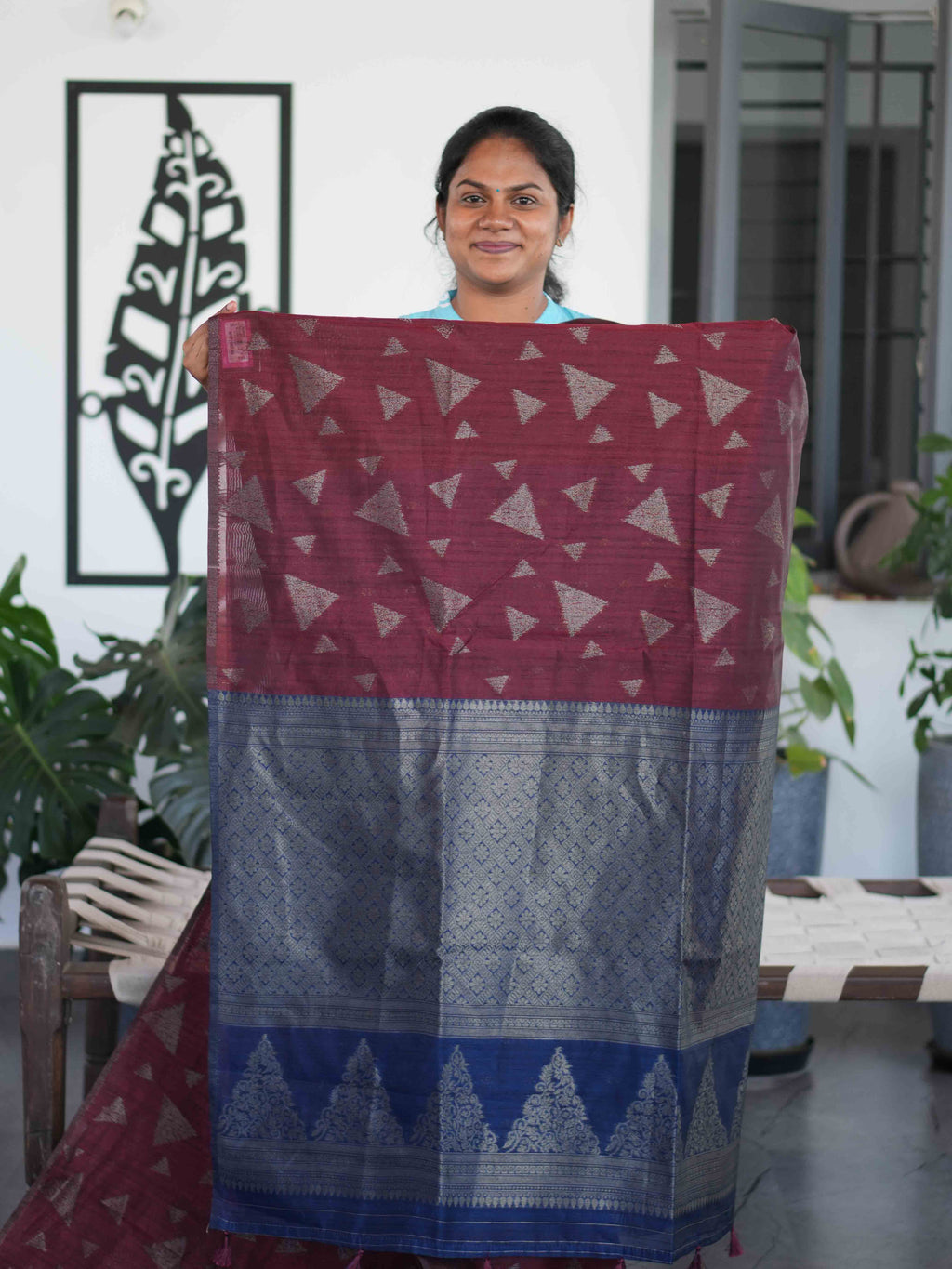 Jute Tussar Sarees Elegant Texture / SKU203 – 6