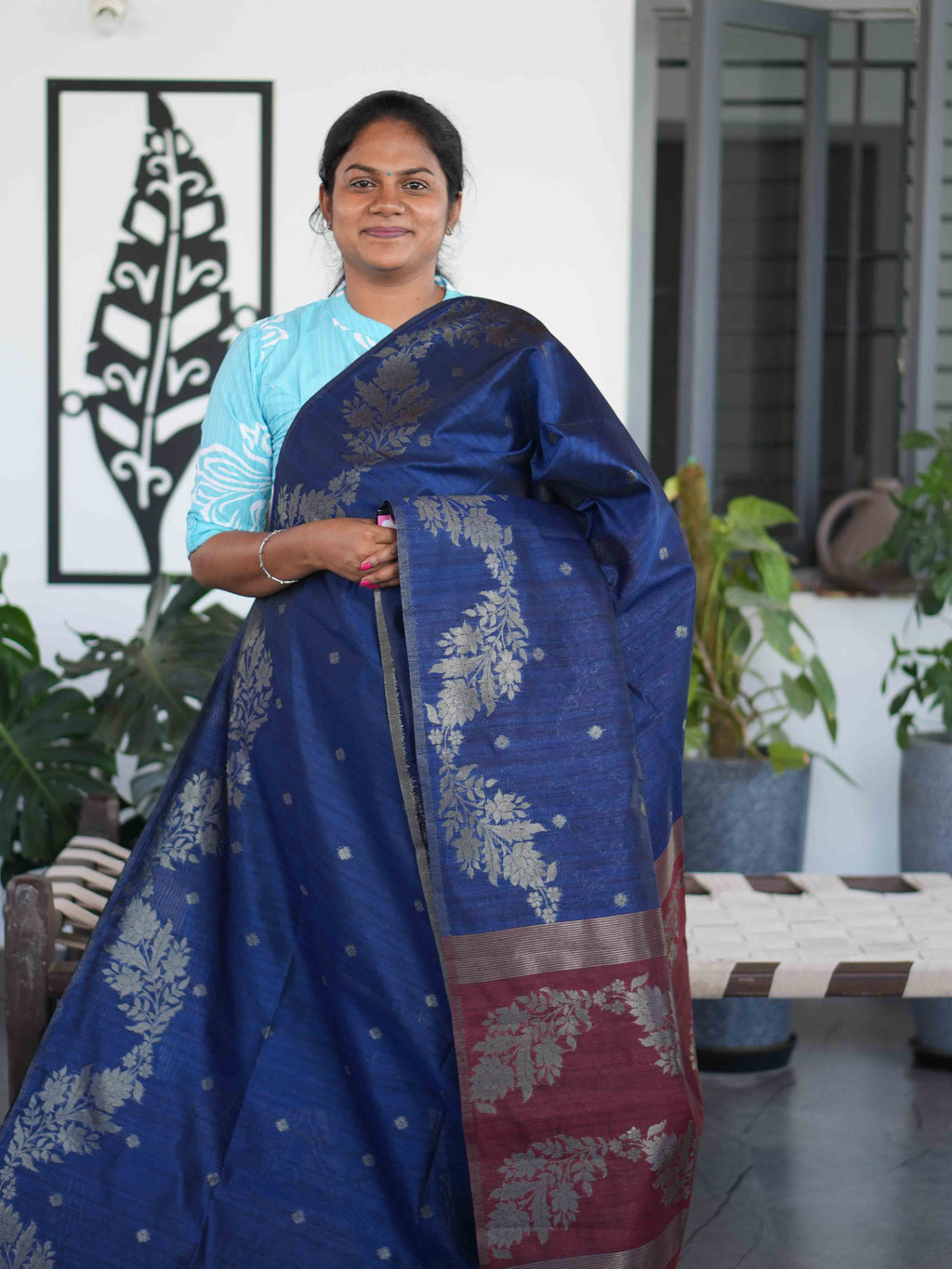 Jute Tussar Sarees Vintage Grace / SKU203 – 17
