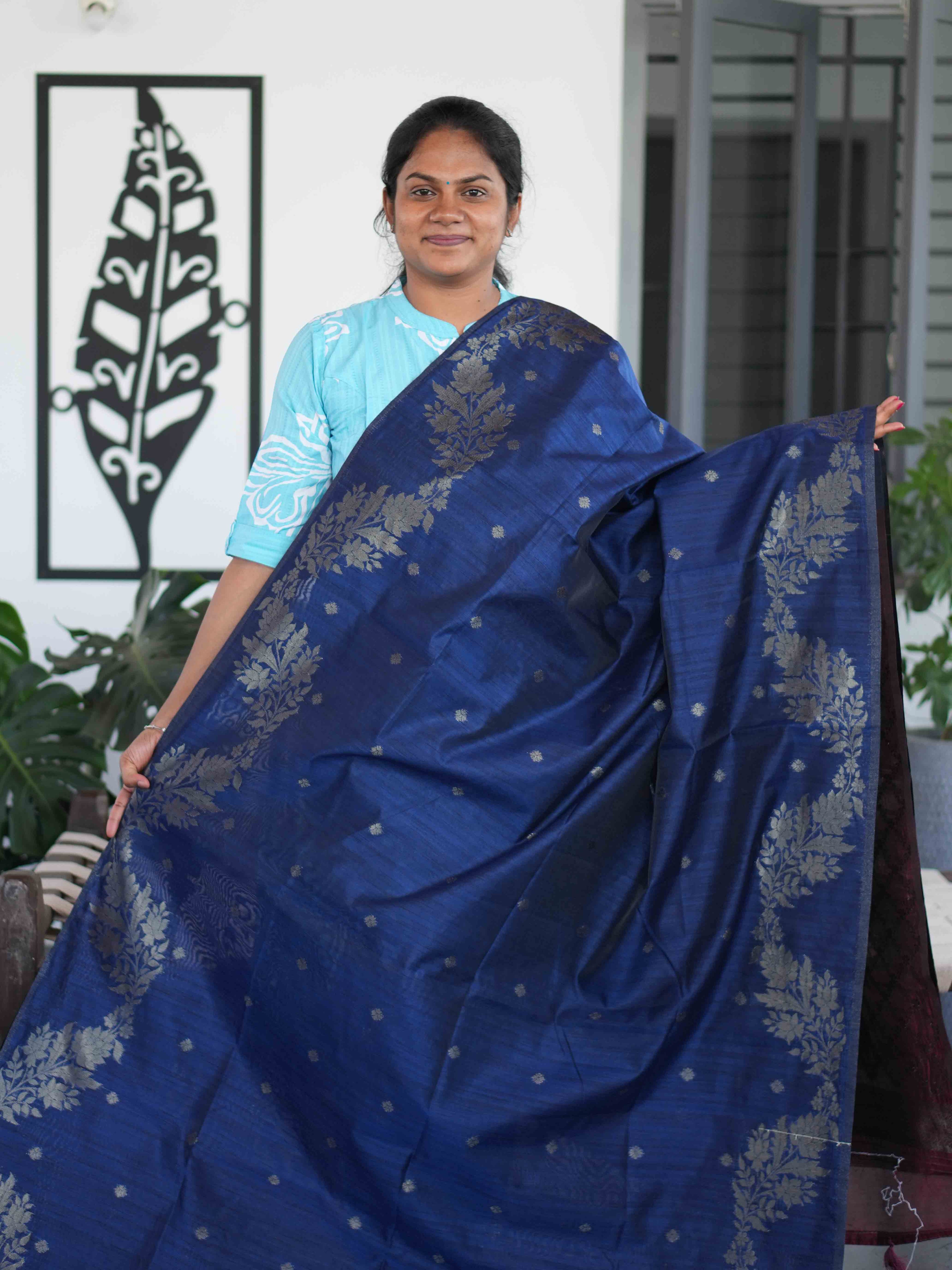 Jute Tussar Sarees Vintage Grace / SKU203 – 17