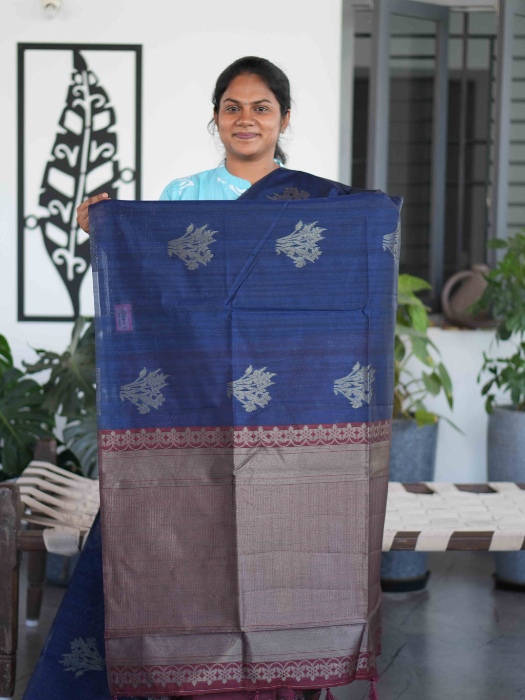 Jute Tussar Sarees Woven Elegance / SKU203 – 18