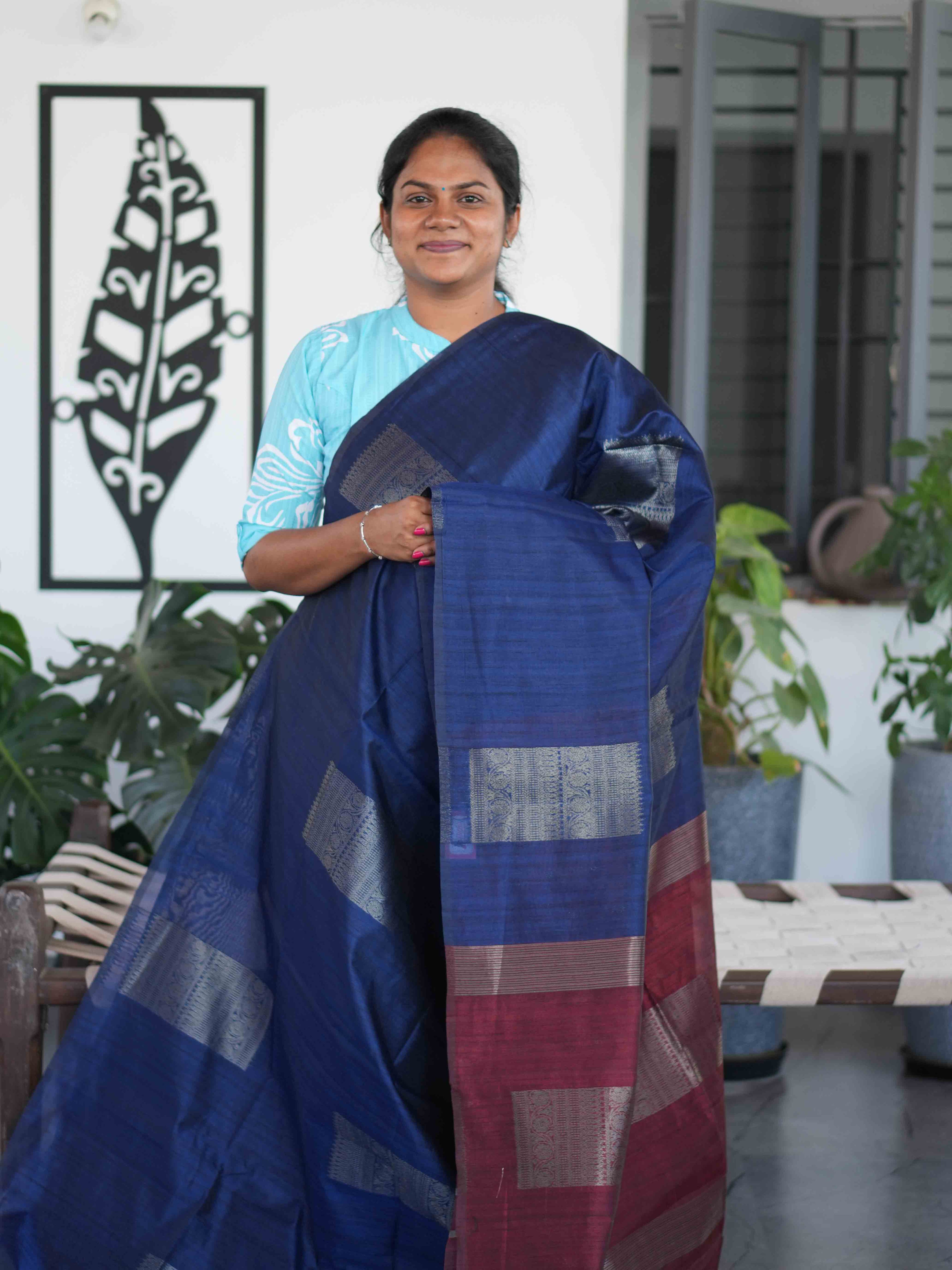 Jute Tussar Sarees Classic Heritage / SKU203 – 19