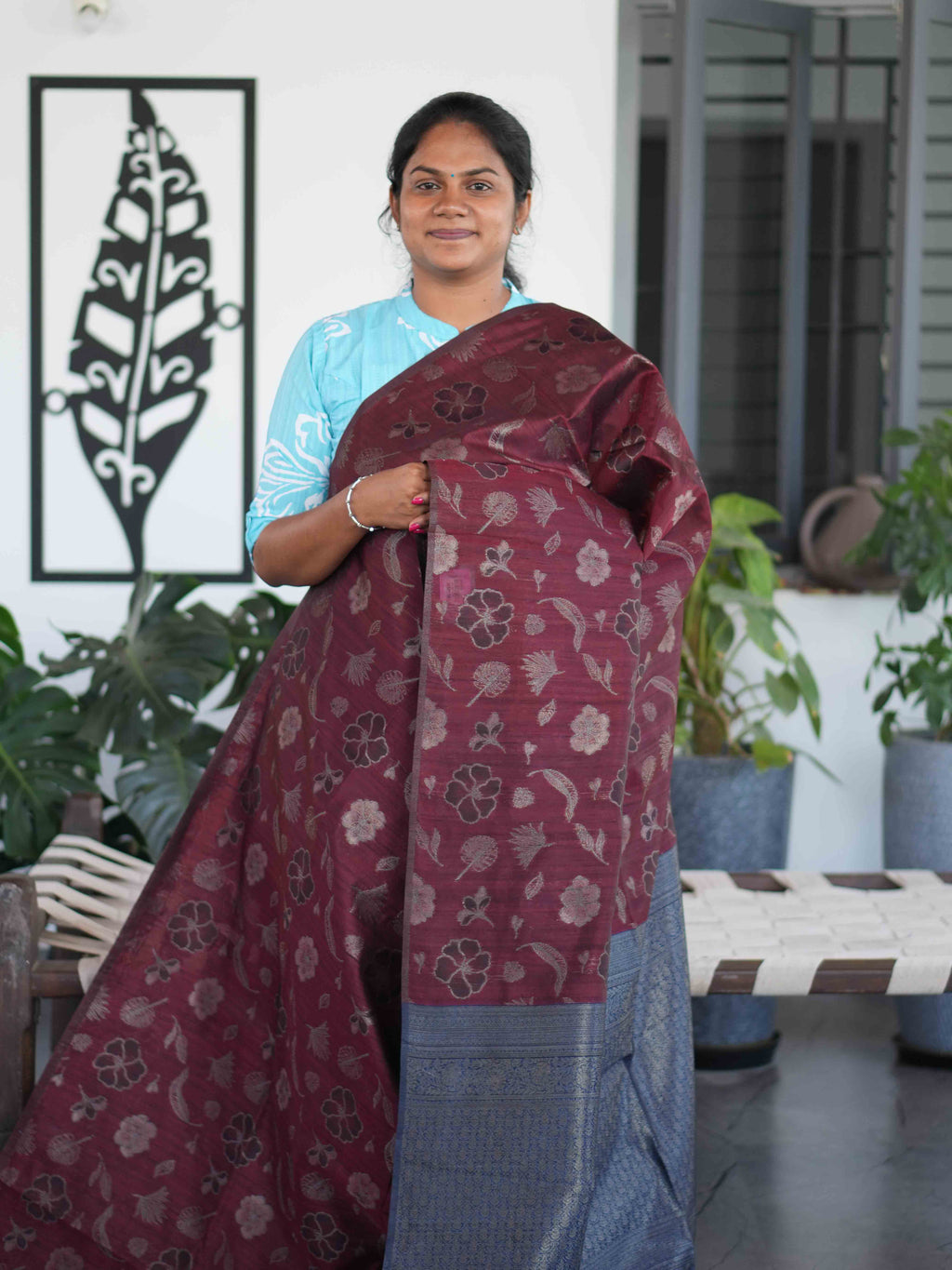 Jute Tussar Sarees Elegant Essence / SKU203 – 14