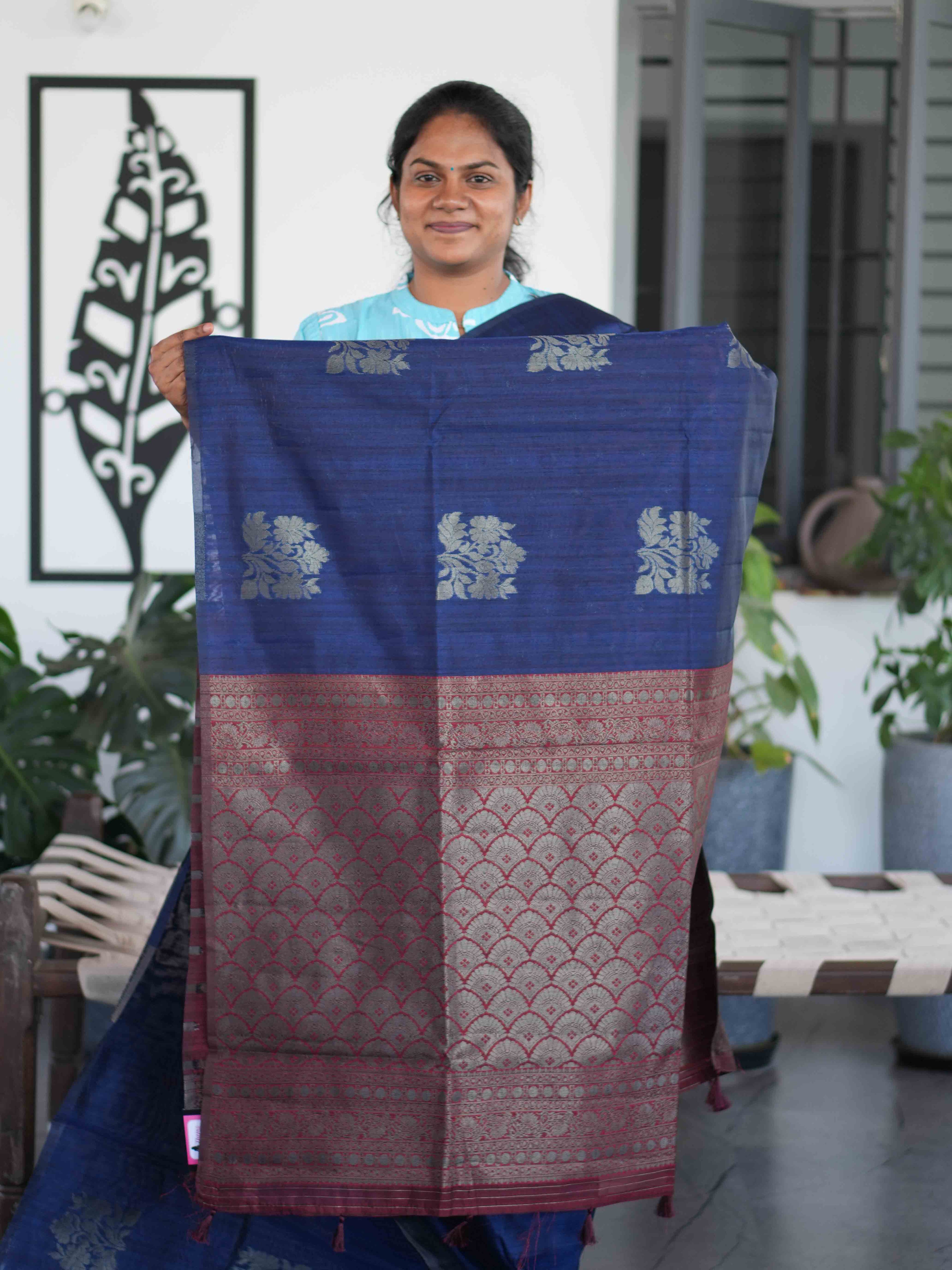 Jute Tussar Sarees Signature Weave / SKU203 – 13