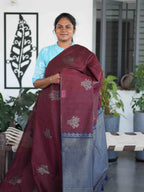 Jute Tussar Sarees Rustic Charm / SKU203 – 7