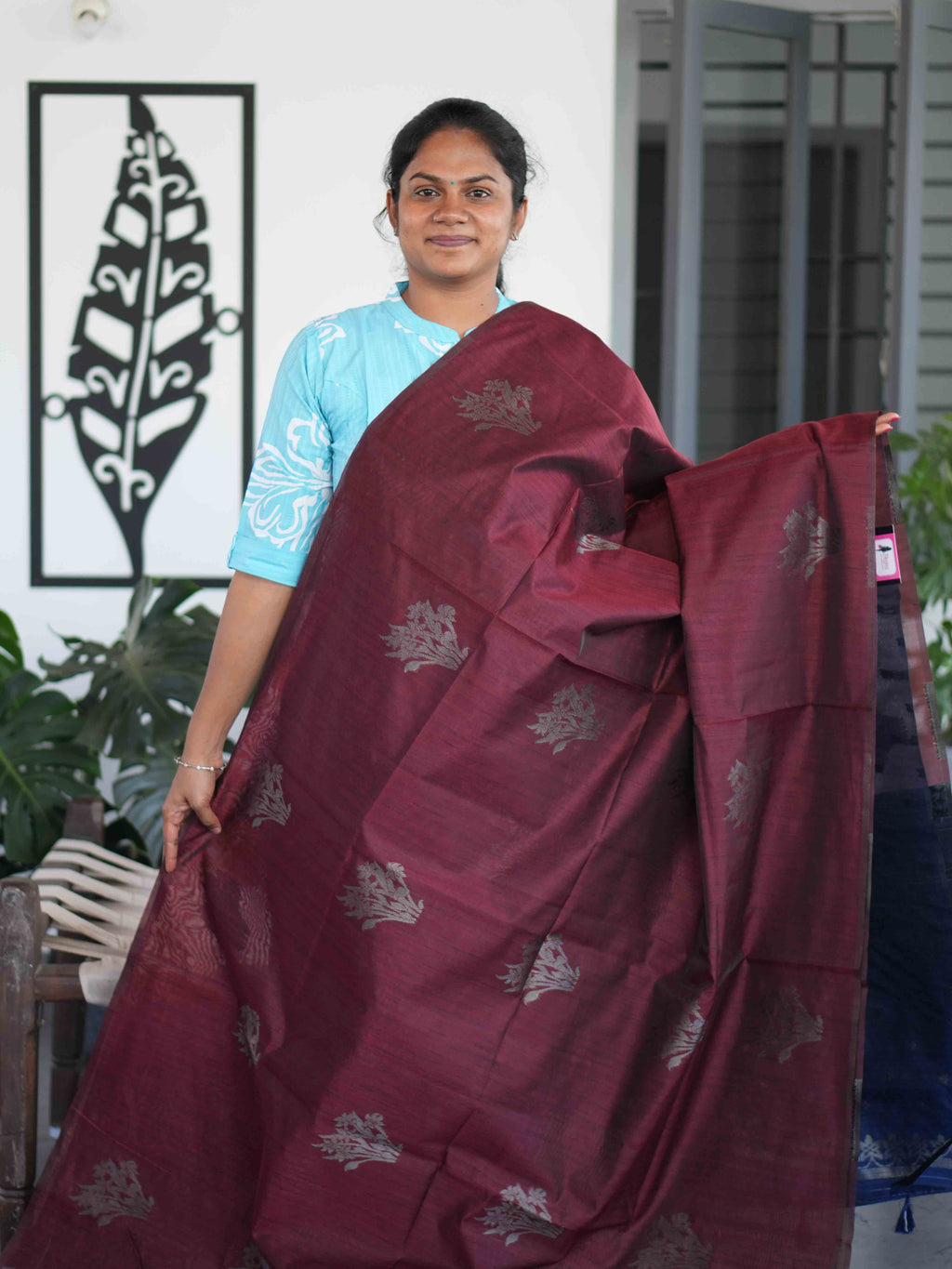 Jute Tussar Sarees Rustic Charm / SKU203 – 7