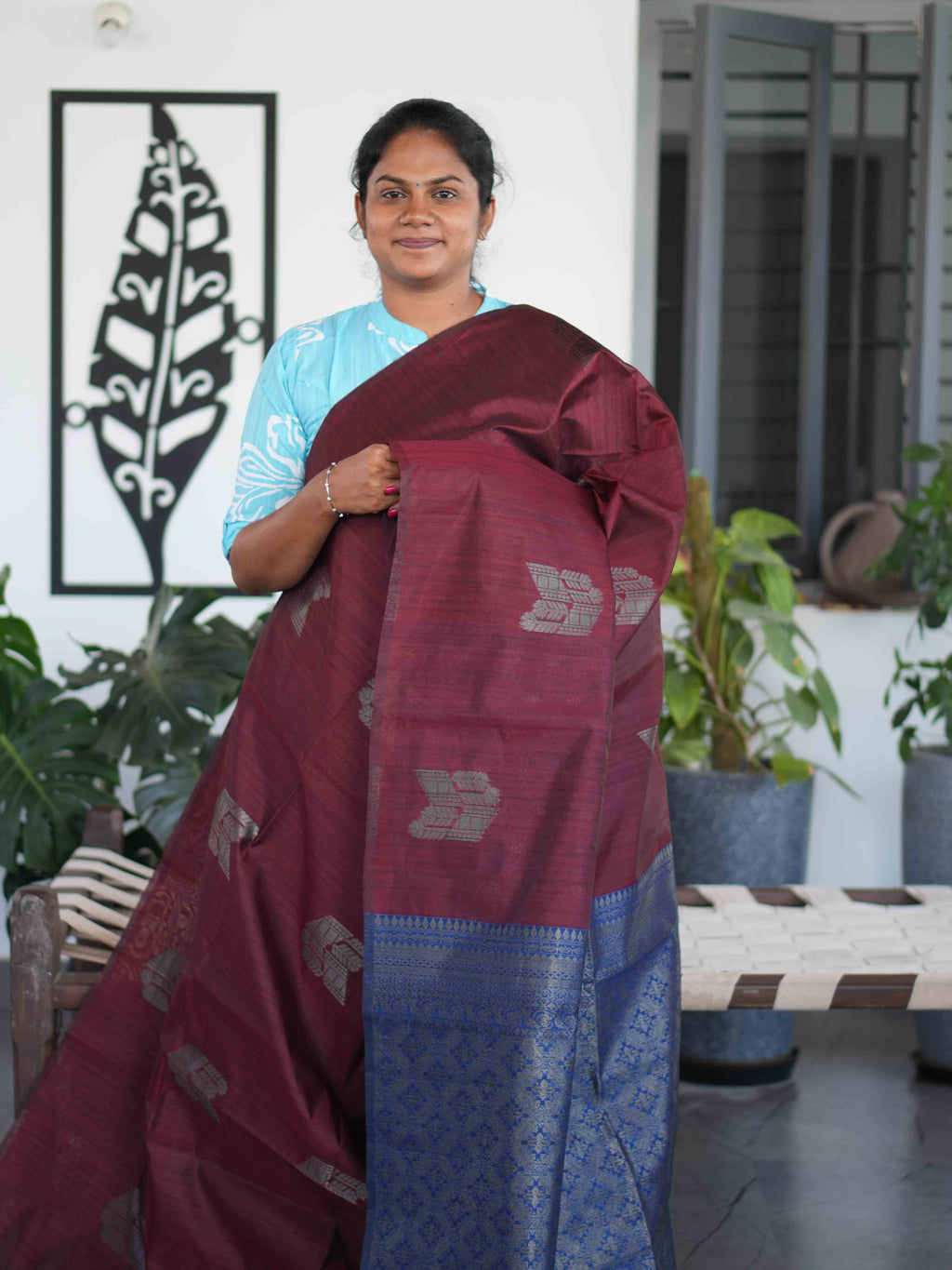 Jute Tussar Sarees Graceful Heritage / SKU203 – 15