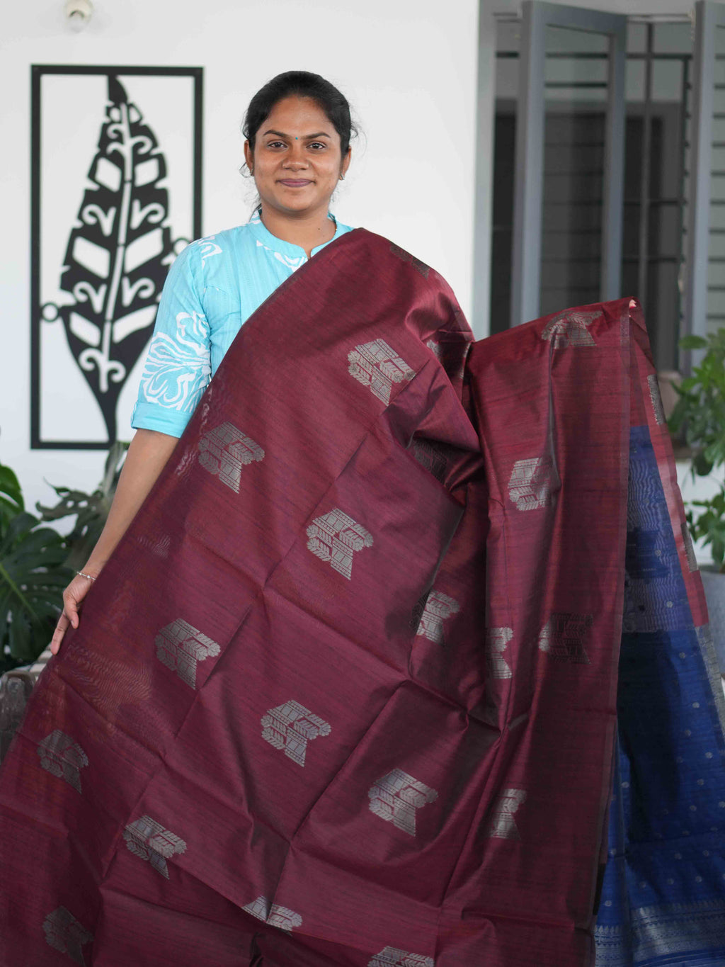 Jute Tussar Sarees Graceful Heritage / SKU203 – 15