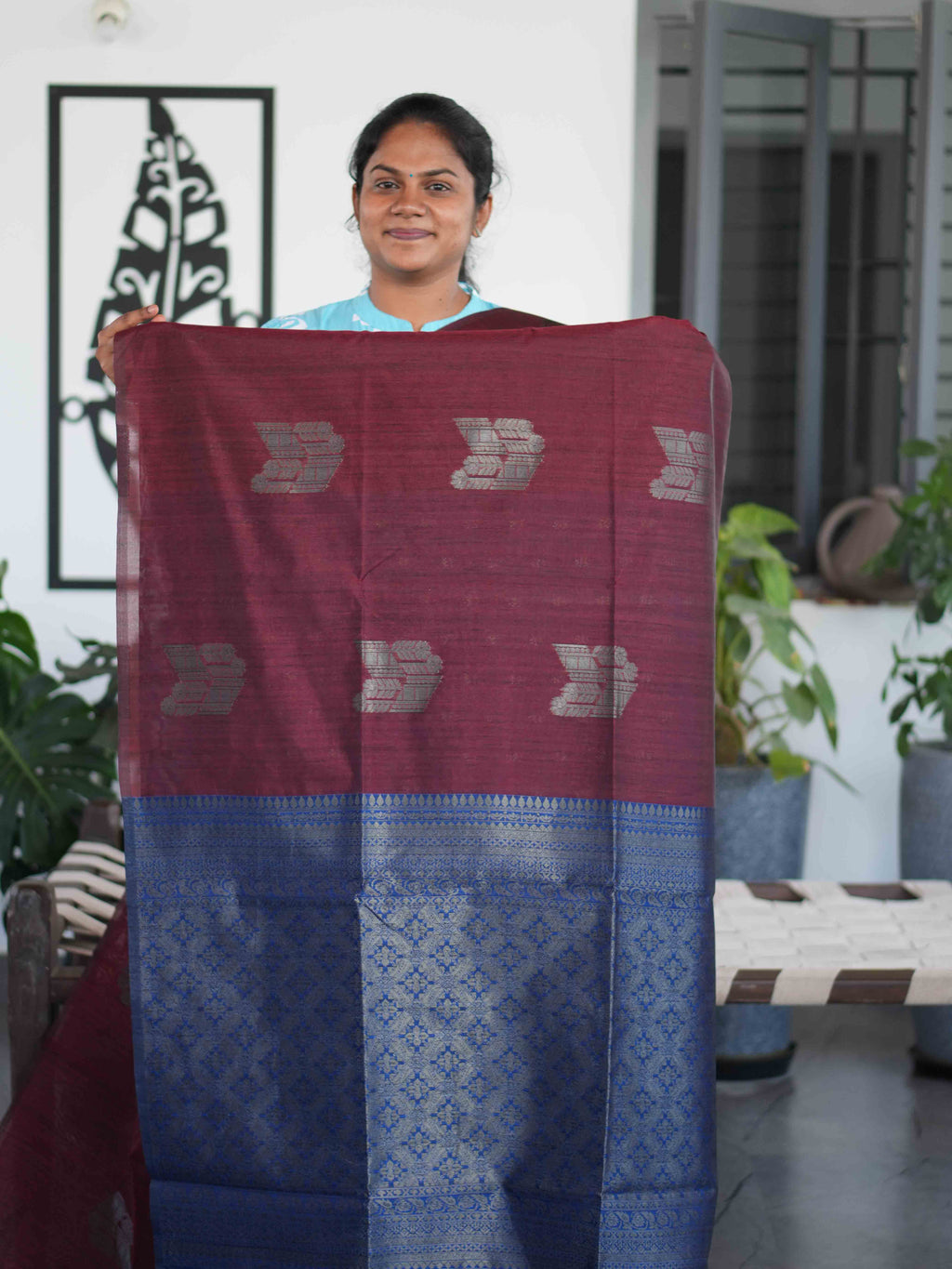 Jute Tussar Sarees Graceful Heritage / SKU203 – 15