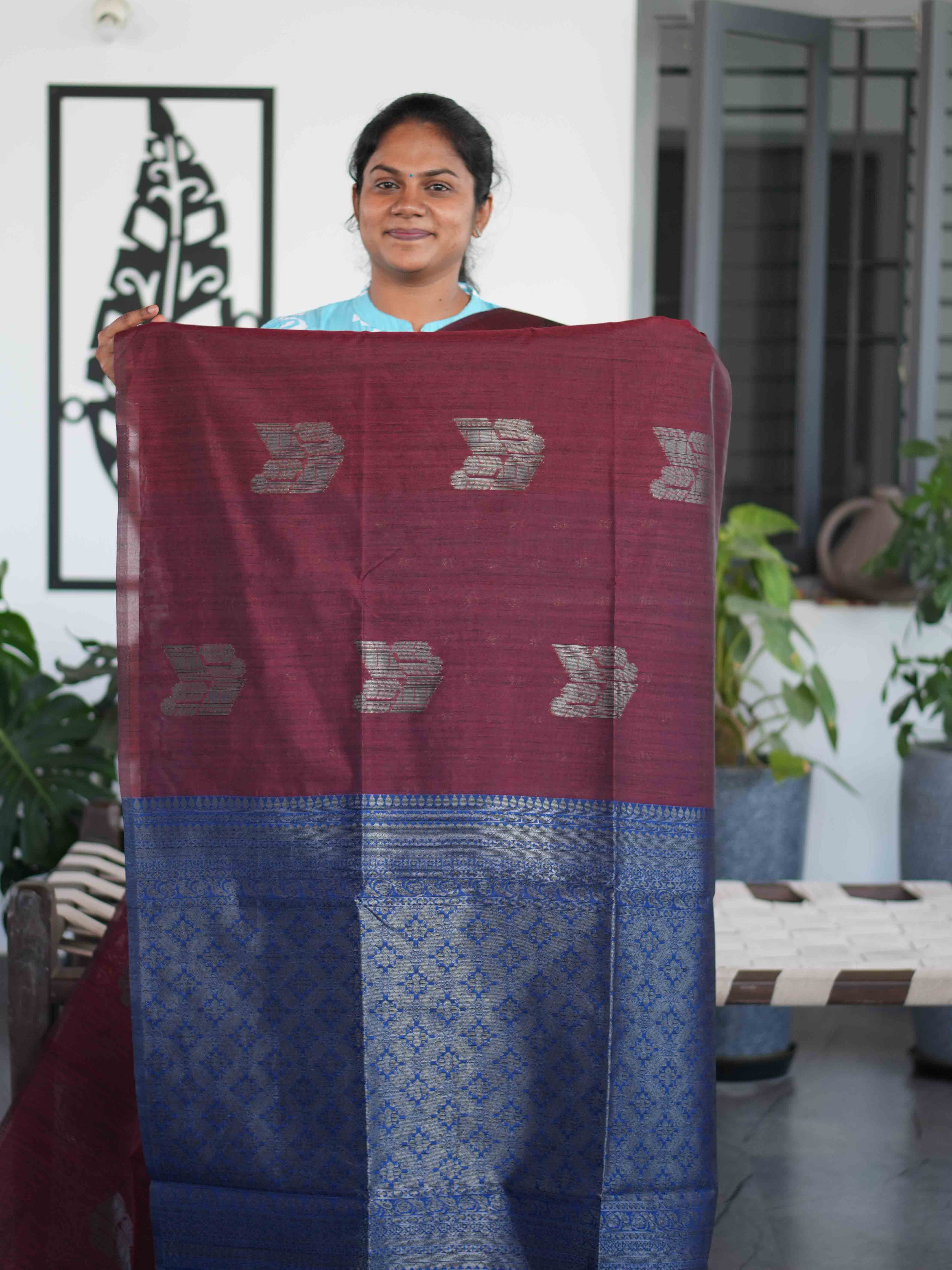 Jute Tussar Sarees Graceful Heritage / SKU203 – 15