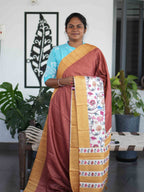 Printed Tussar Sarees Artistic Grace / SKU204 – 6