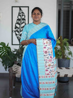Printed Tussar Sarees Heritage Bloom / SKU204 – 7