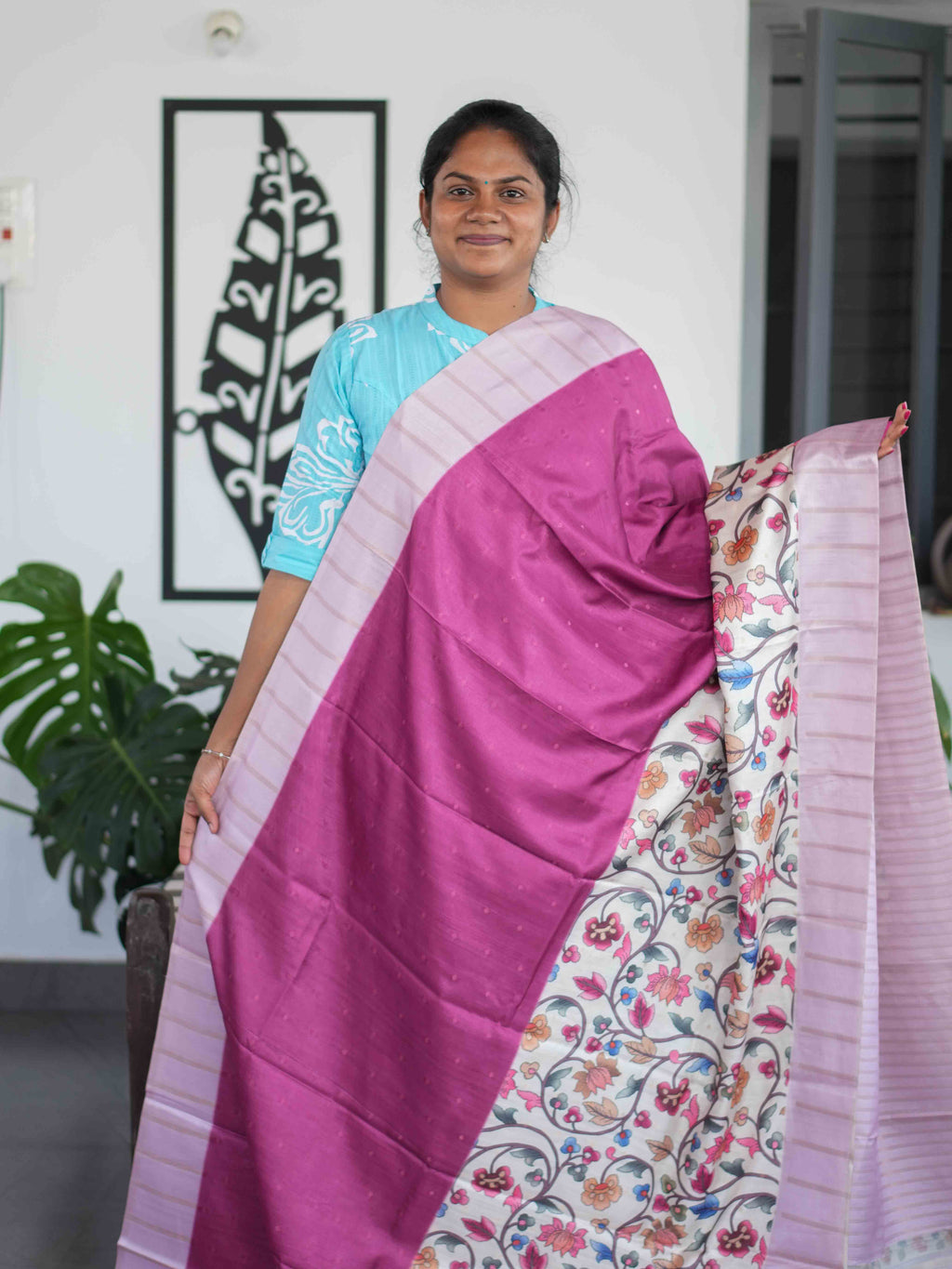 Printed Tussar Sarees Signature Motifs / SKU204 – 10