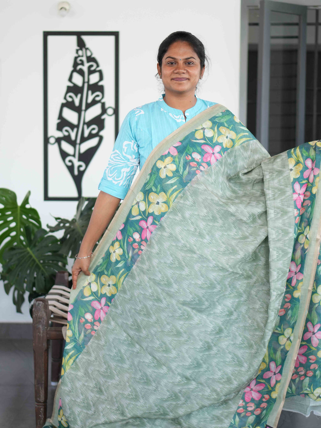 Linen Cotton Sarees Classic Breeze / SKU205 – 2