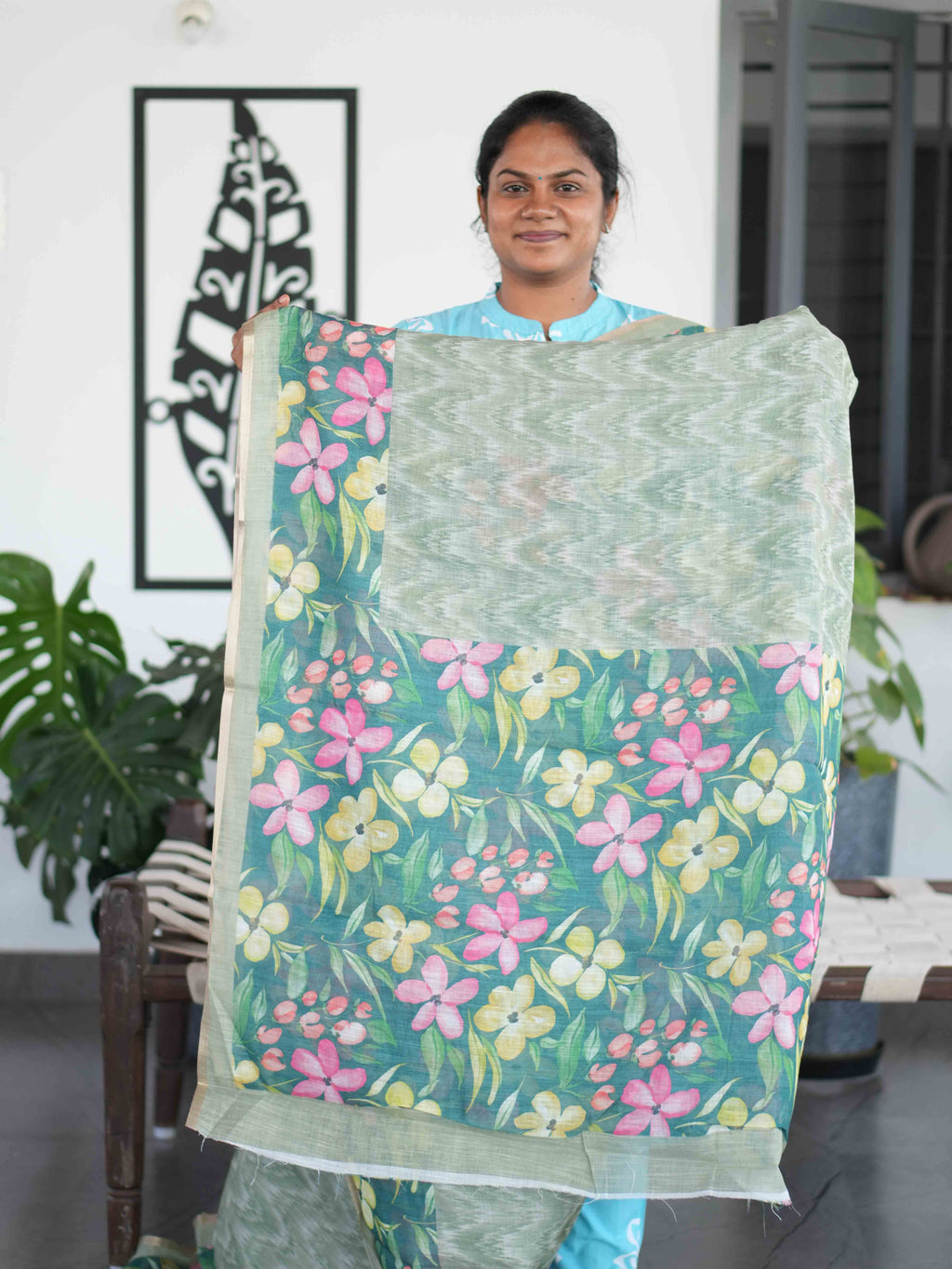 Linen Cotton Sarees Classic Breeze / SKU205 – 2