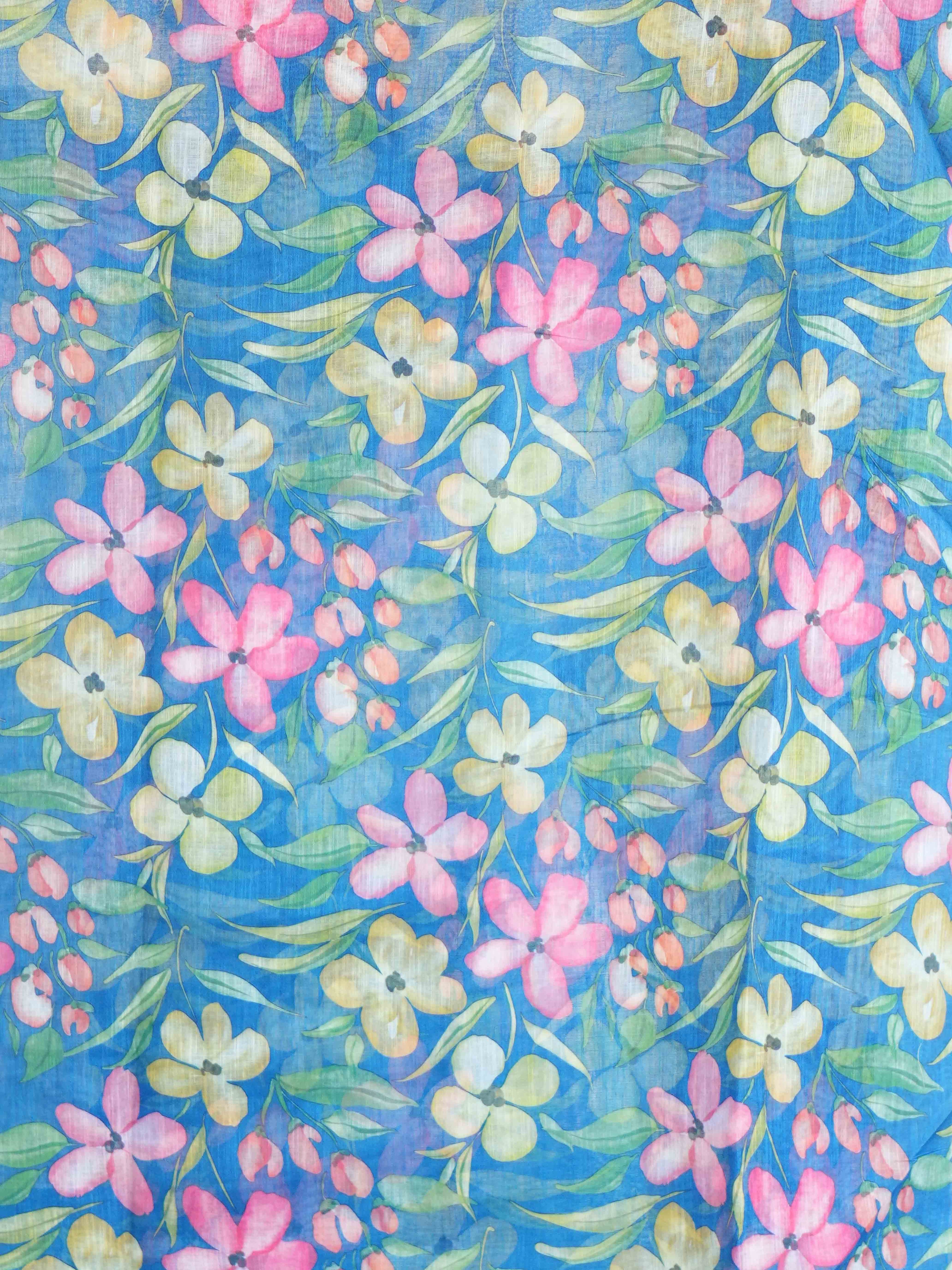 Linen Cotton Sarees Everyday Charm / SKU205 – 4