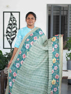 Linen Cotton Sarees Serene Style / SKU205 – 7