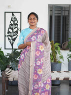 Linen Cotton Sarees Heritage Touch / SKU205 – 9