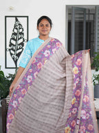 Linen Cotton Sarees Heritage Touch / SKU205 – 9
