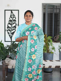 Linen Cotton Sarees Gentle Glow / SKU205 – 10