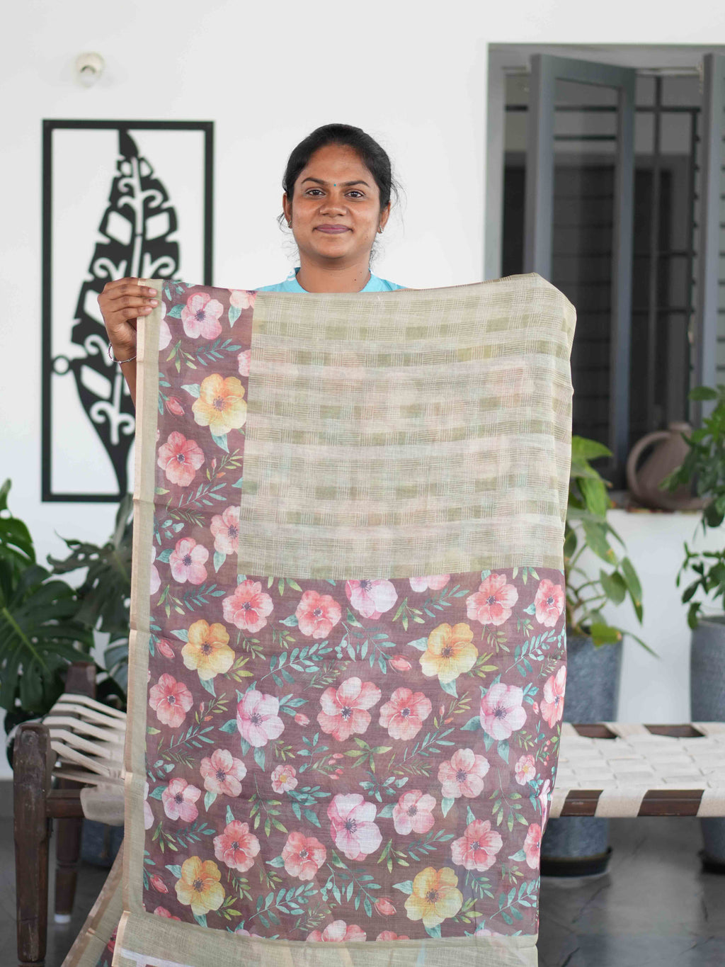 Linen Cotton Sarees Signature Grace / SKU205 – 11