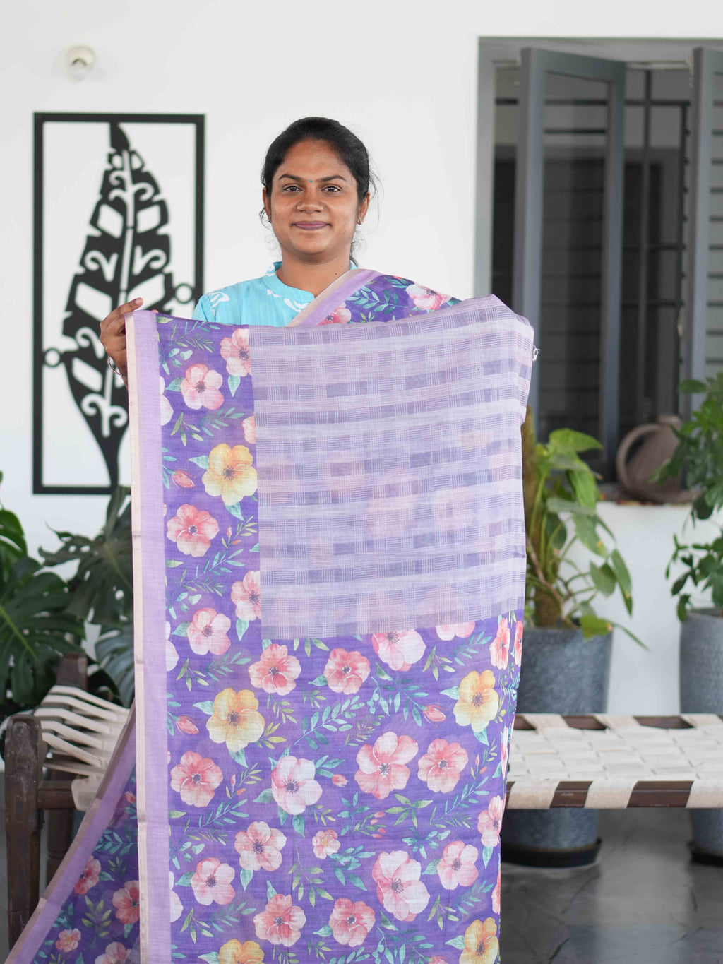 Linen Cotton Sarees Modern Heritage / SKU205 – 12