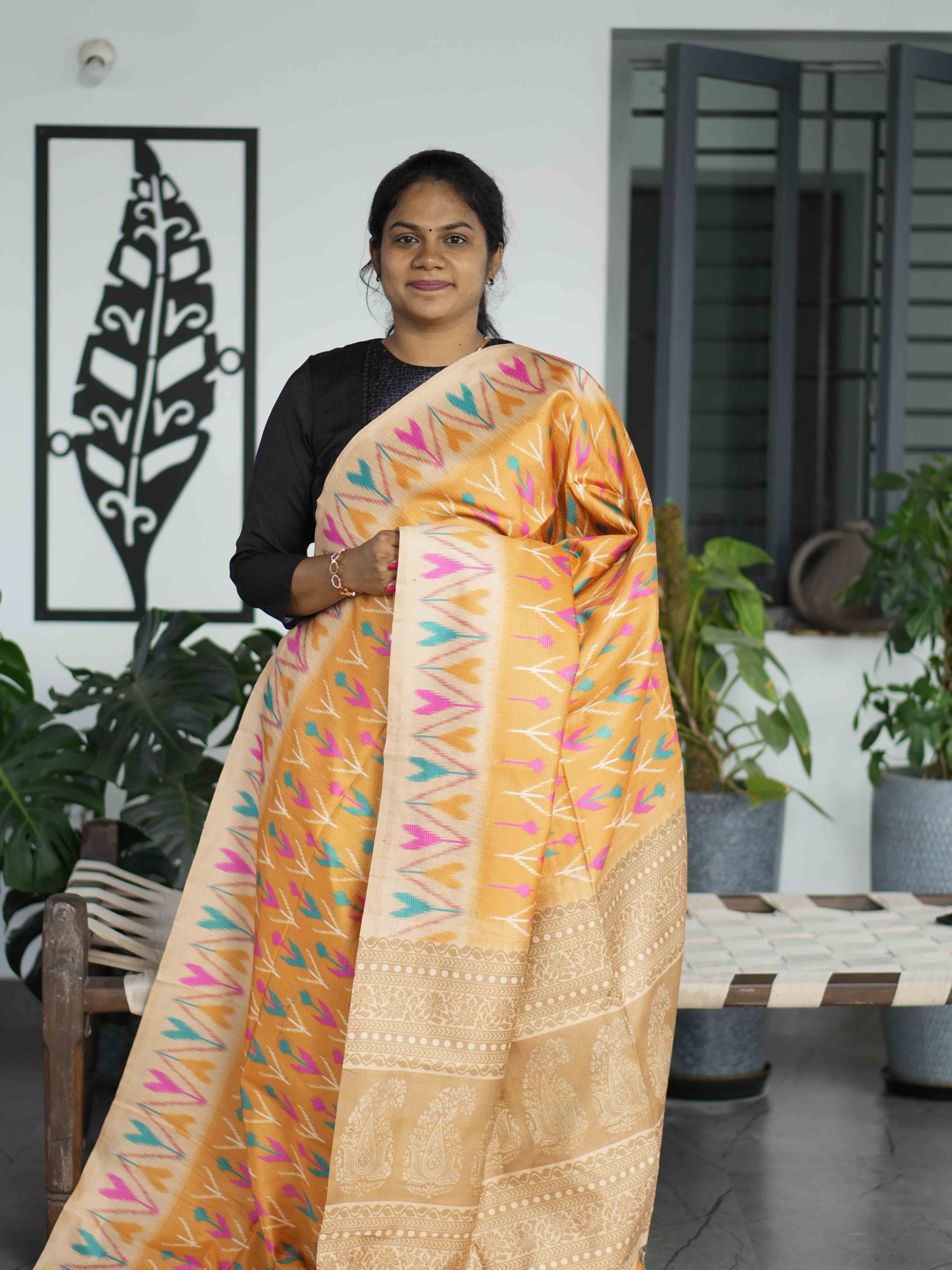 Tissue Bhukara Sarees Woven Heritage / SKU207 – 10