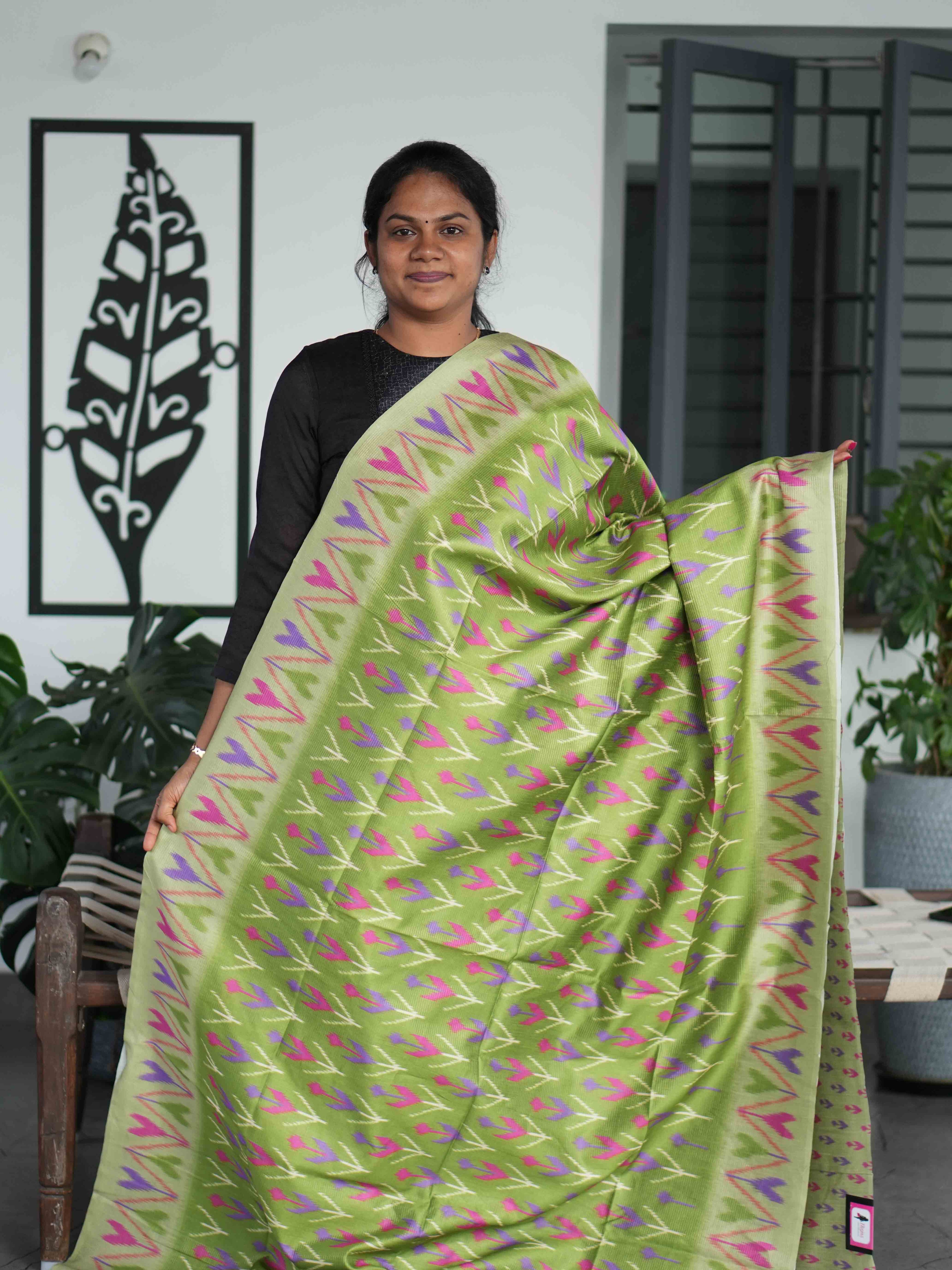 Tissue Bhukara Sarees Golden Weave / SKU207 – 12