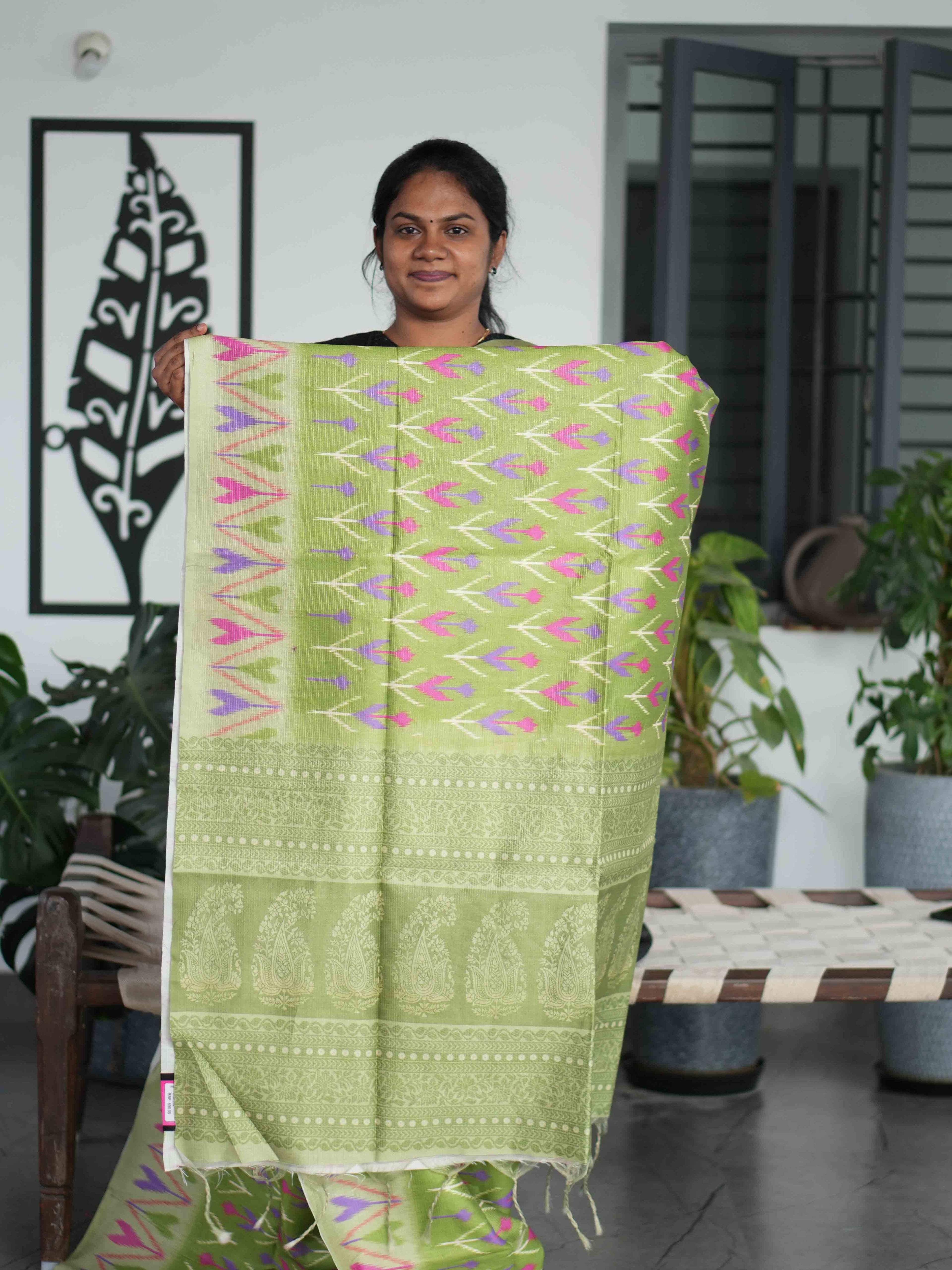 Tissue Bhukara Sarees Golden Weave / SKU207 – 12