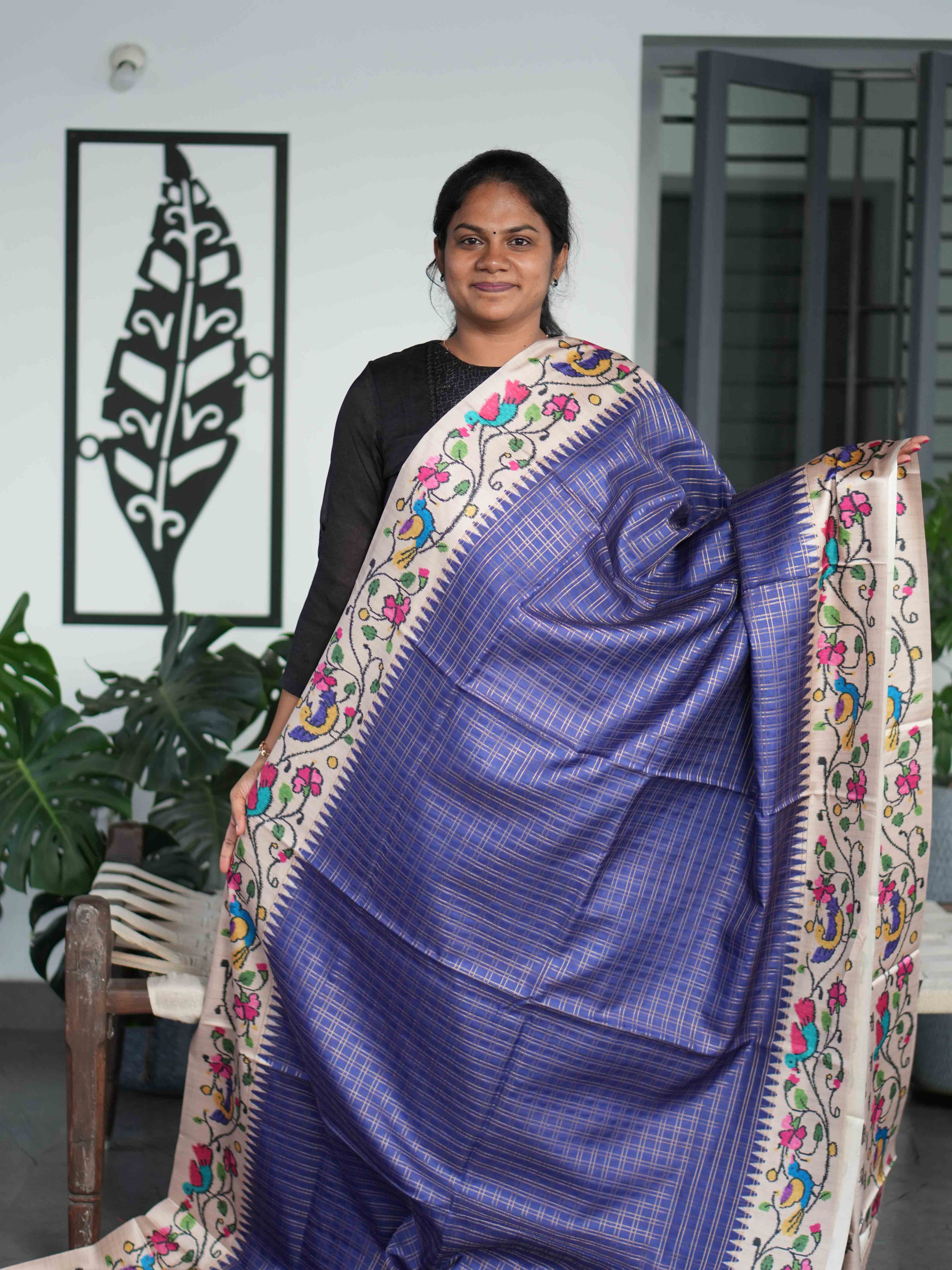 Printed Patola Sarees Royal Canvas / SKU208 – 16