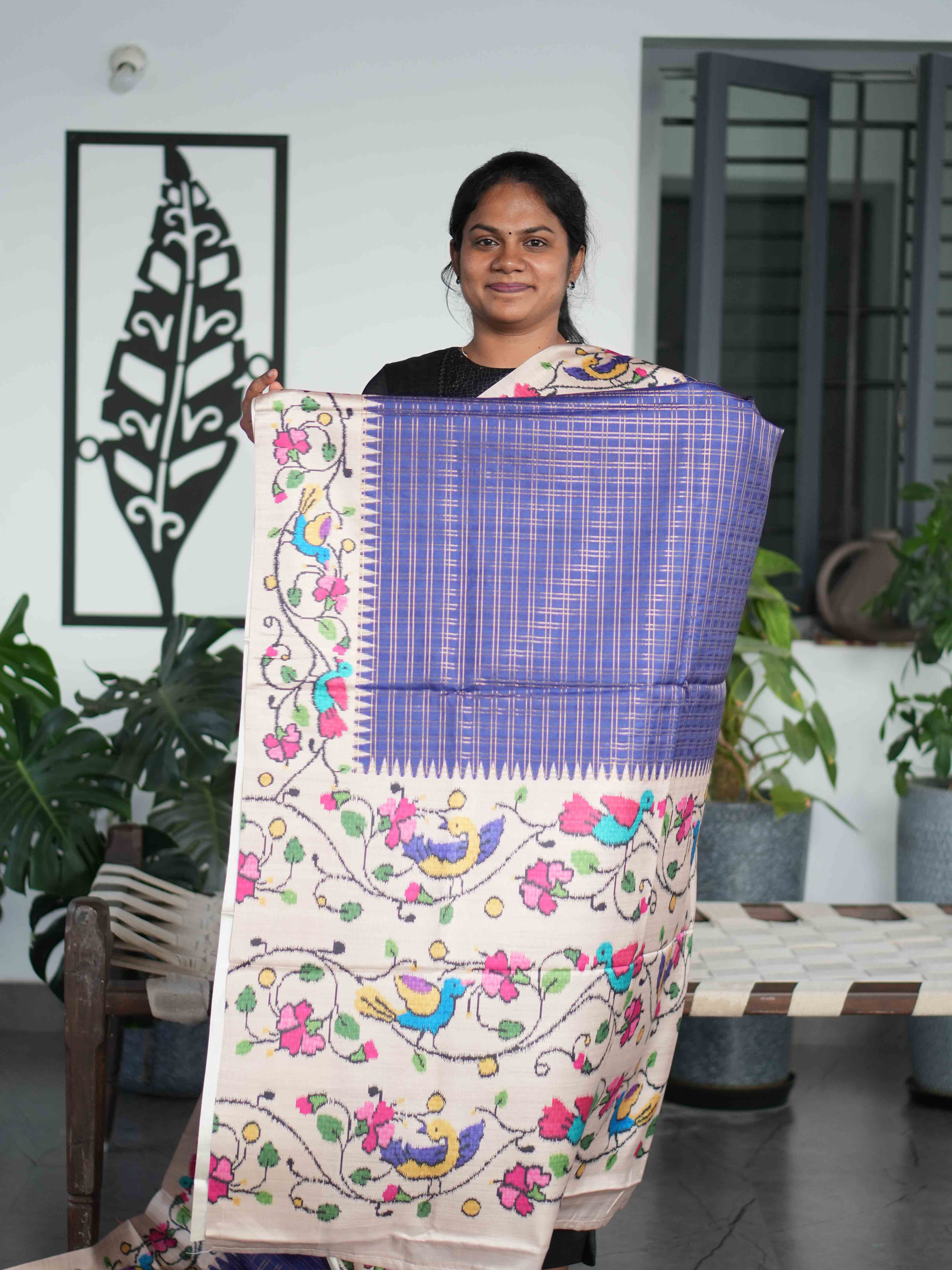 Printed Patola Sarees Royal Canvas / SKU208 – 16