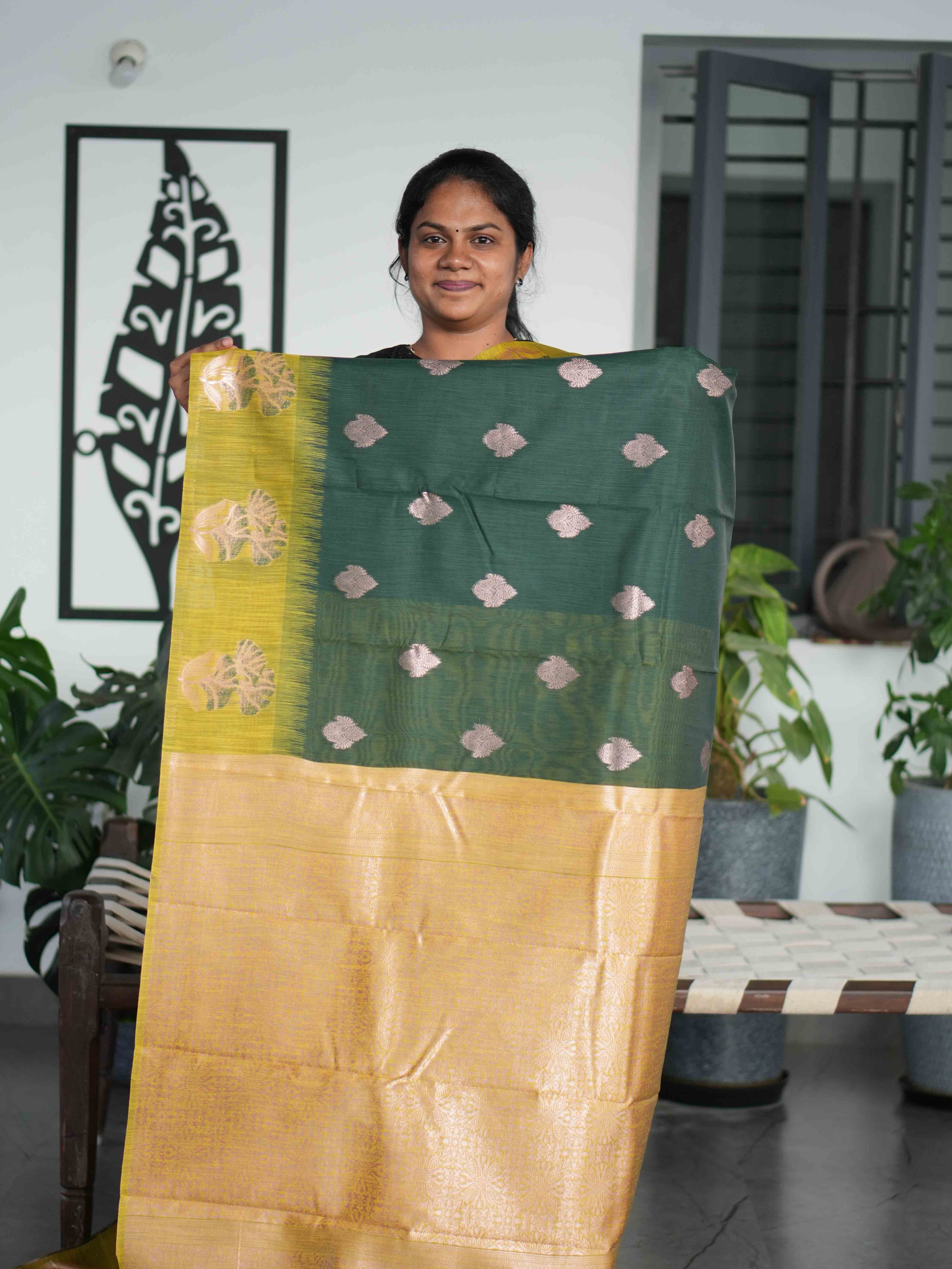 Silk Cotton Sarees Signature Weave / SKU208 – 6