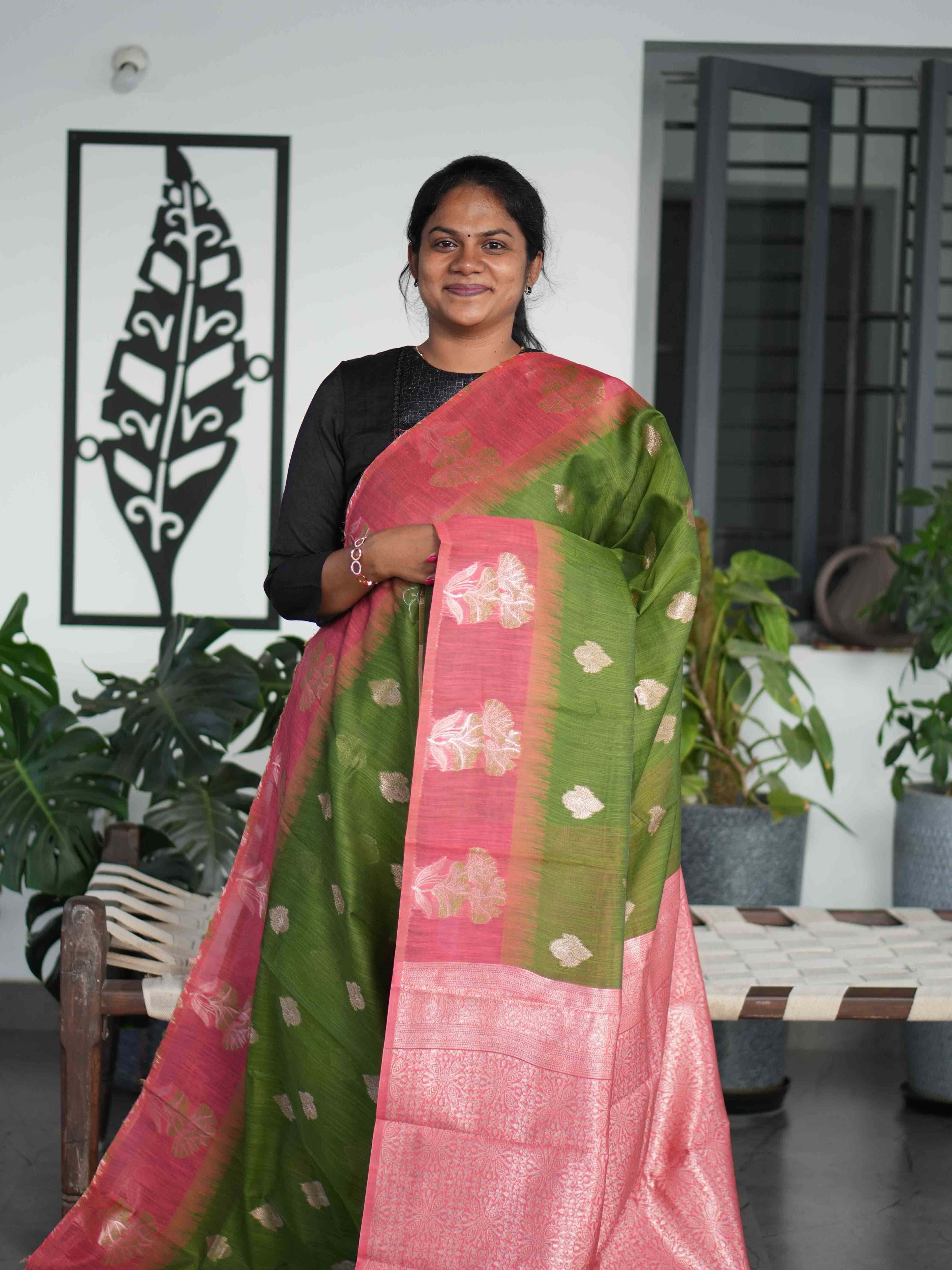 Silk Cotton Sarees Elegant Harmony / SKU208 – 7