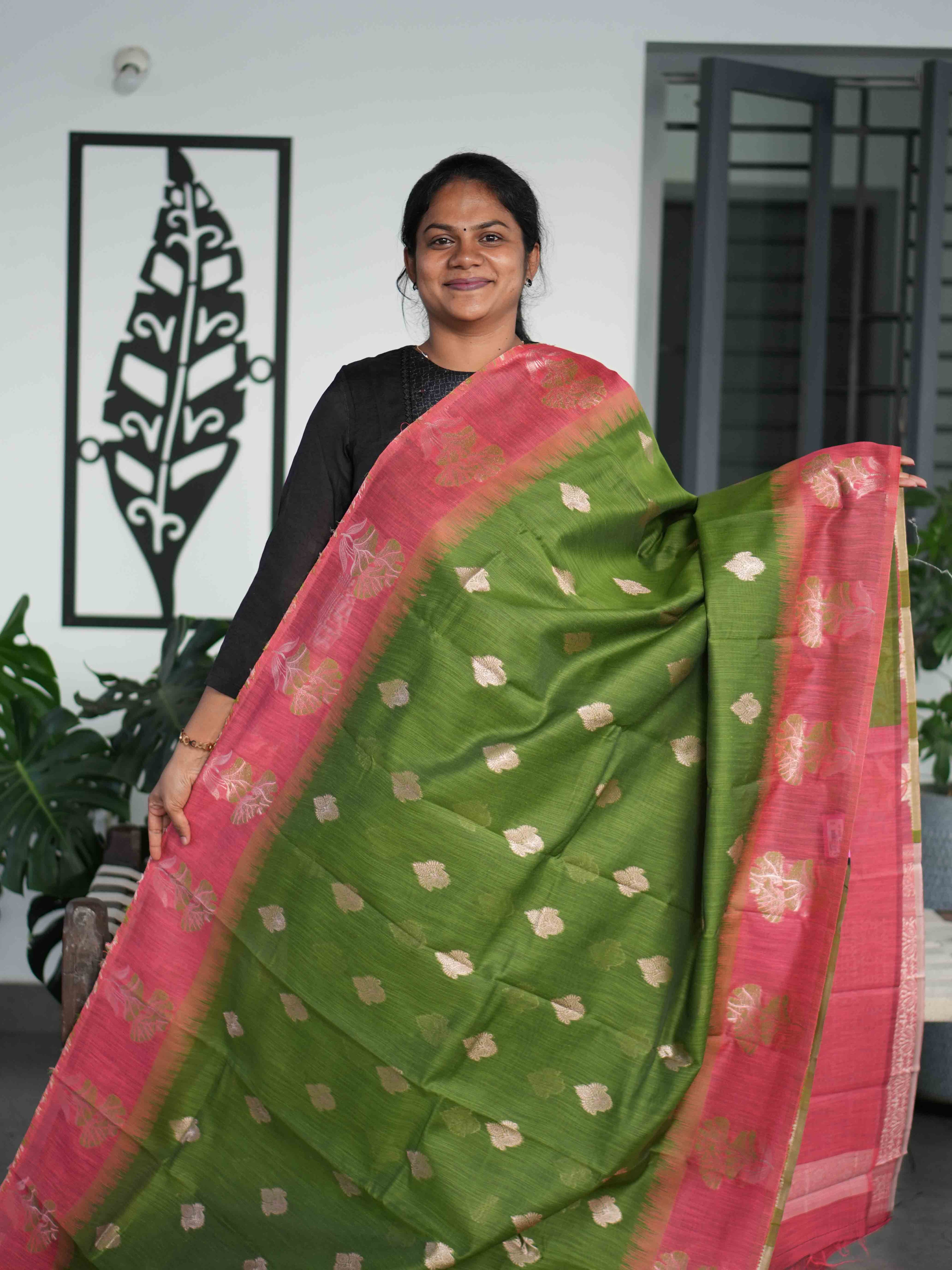 Silk Cotton Sarees Elegant Harmony / SKU208 – 7