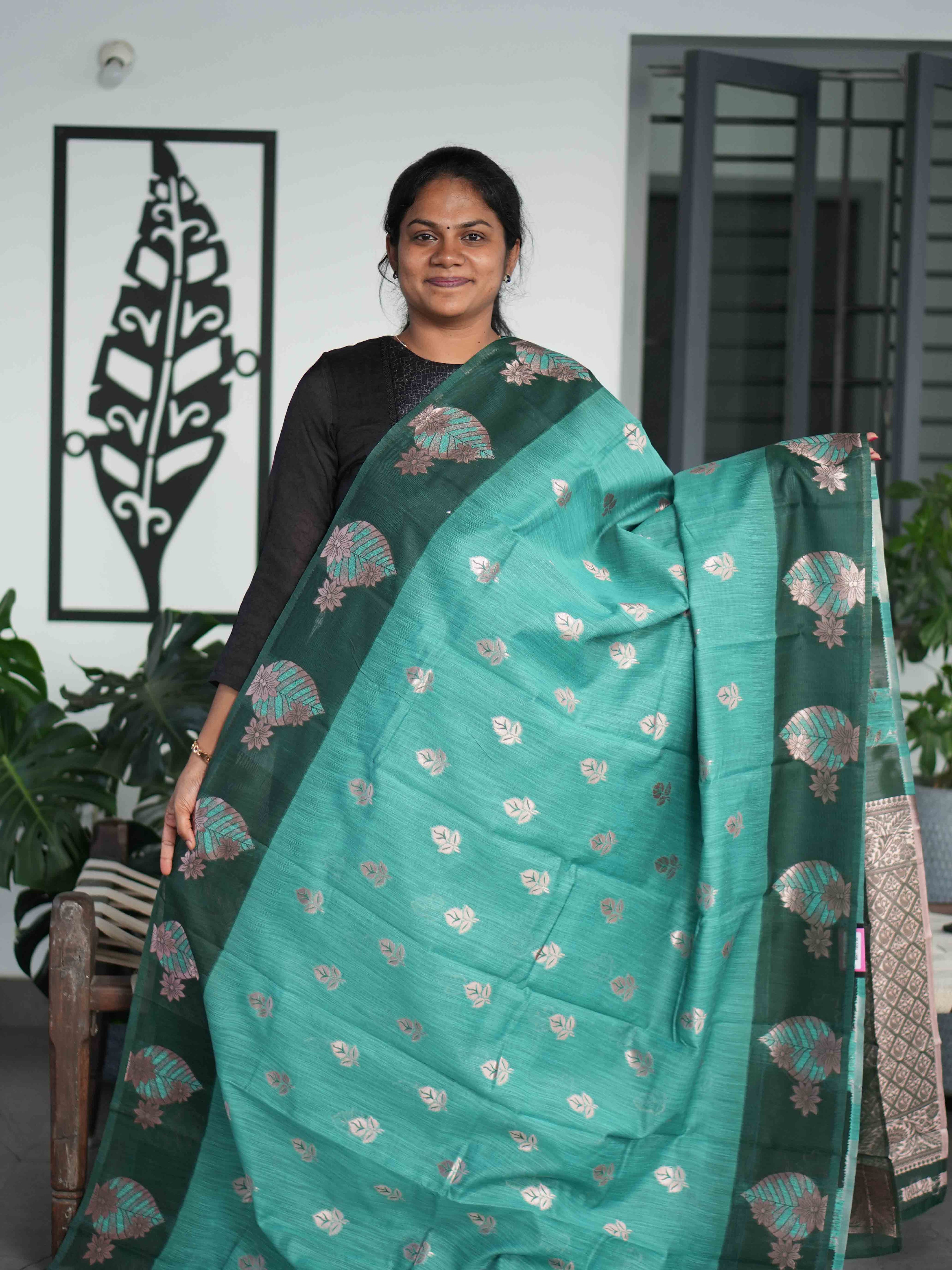 Silk Cotton Sarees Woven Prestige / SKU208 – 9
