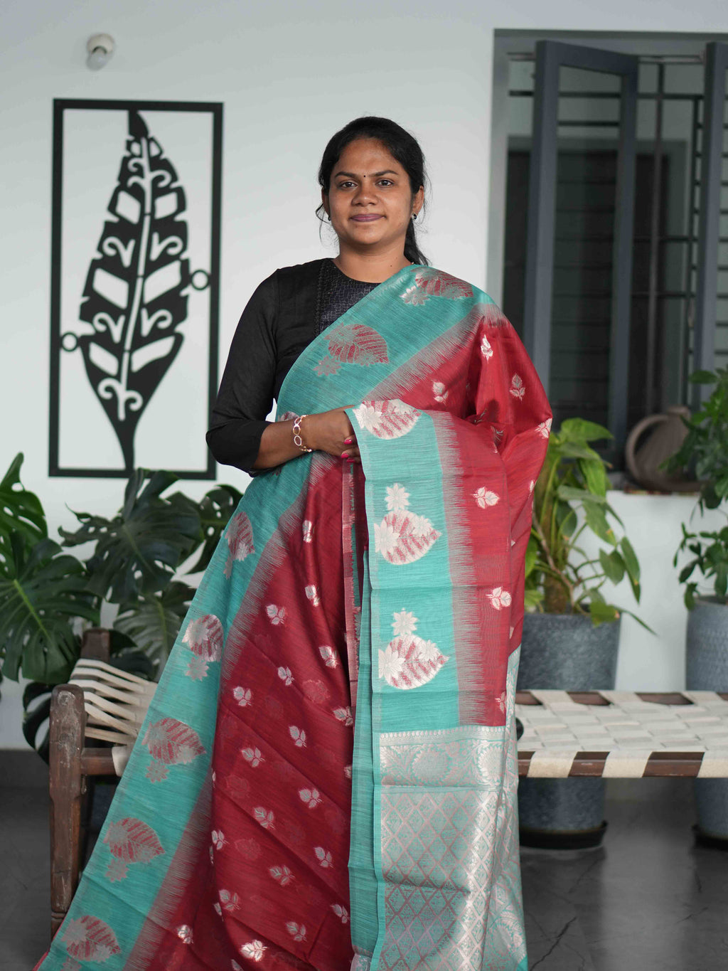 Silk Cotton Sarees Serene Elegance / SKU208 – 11