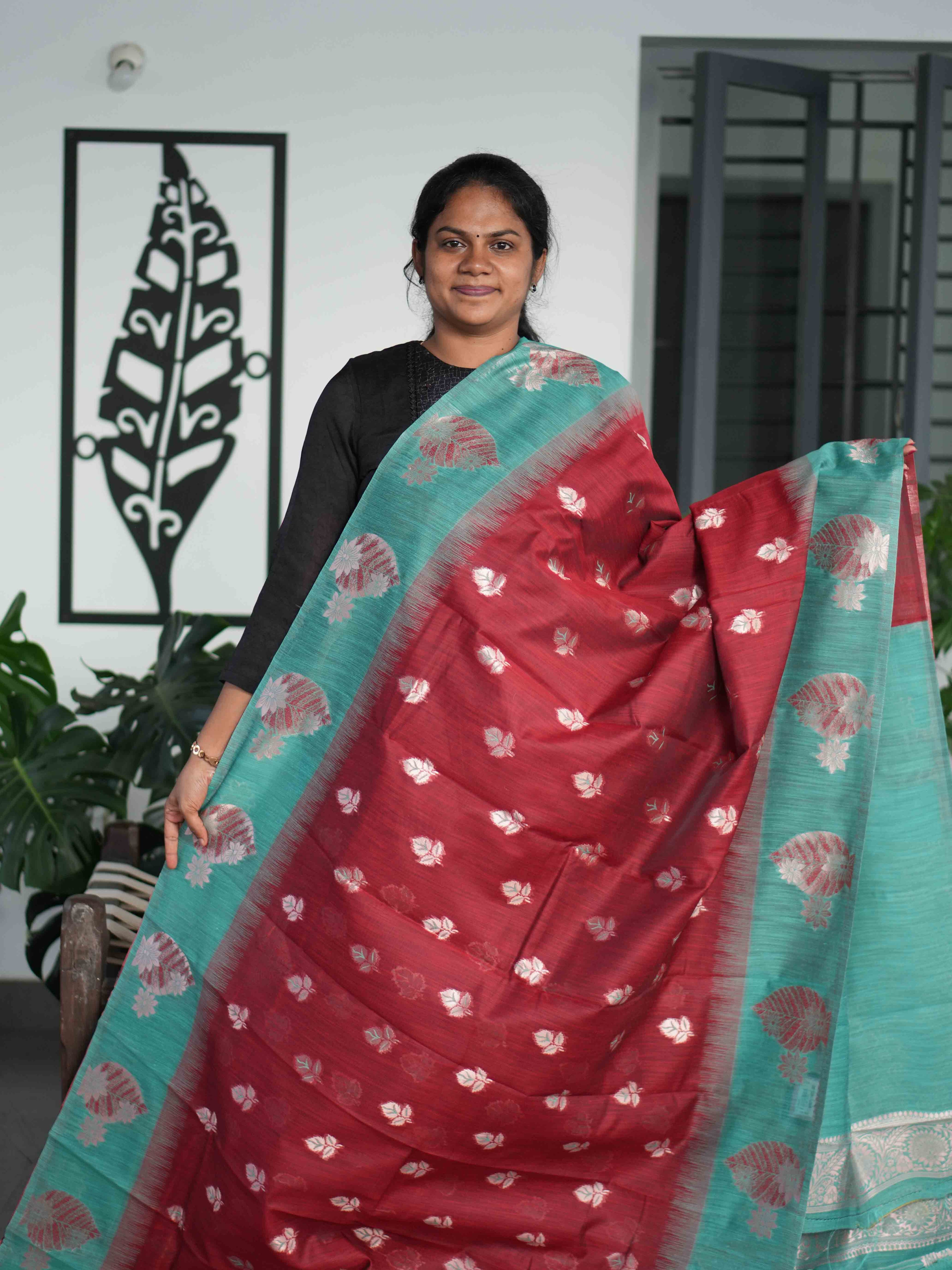 Silk Cotton Sarees Serene Elegance / SKU208 – 11