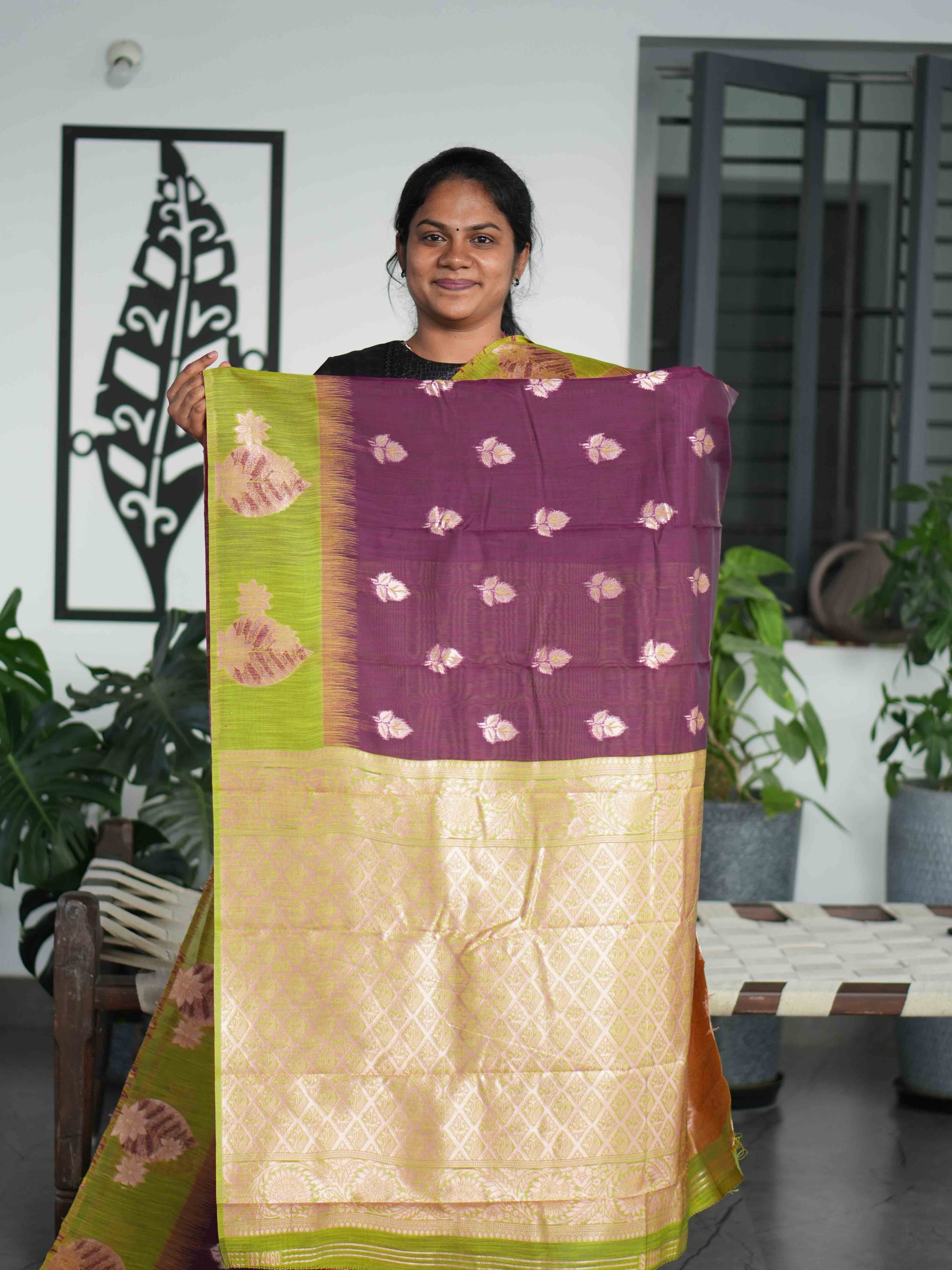 Silk Cotton Sarees Majestic Grace / SKU208 – 12