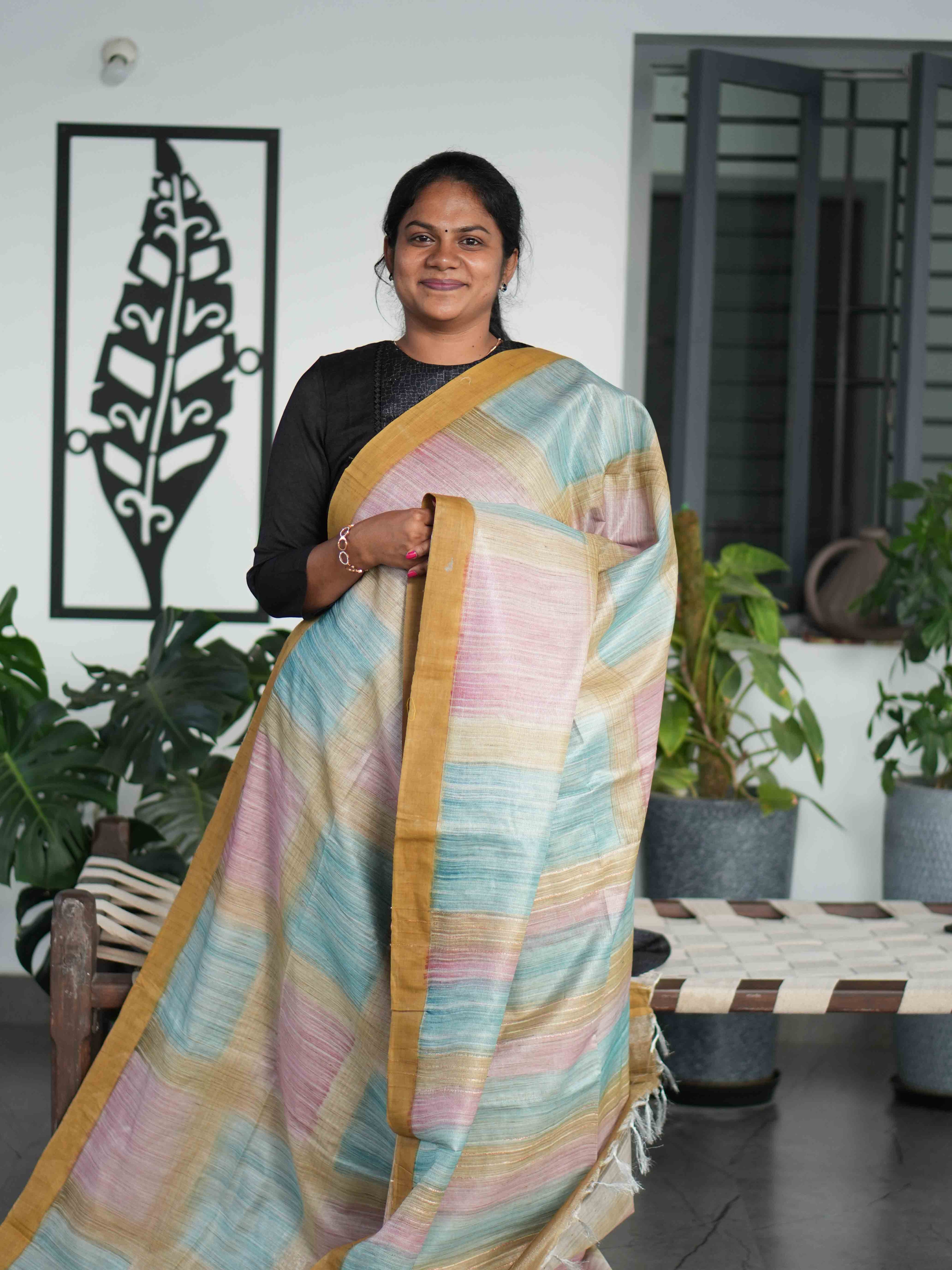 Tissue Staple Sarees Regal Elegance / SKU208 – 18
