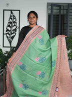 Linen Cotton Sarees Heritage Comfort / SKU209 – 3