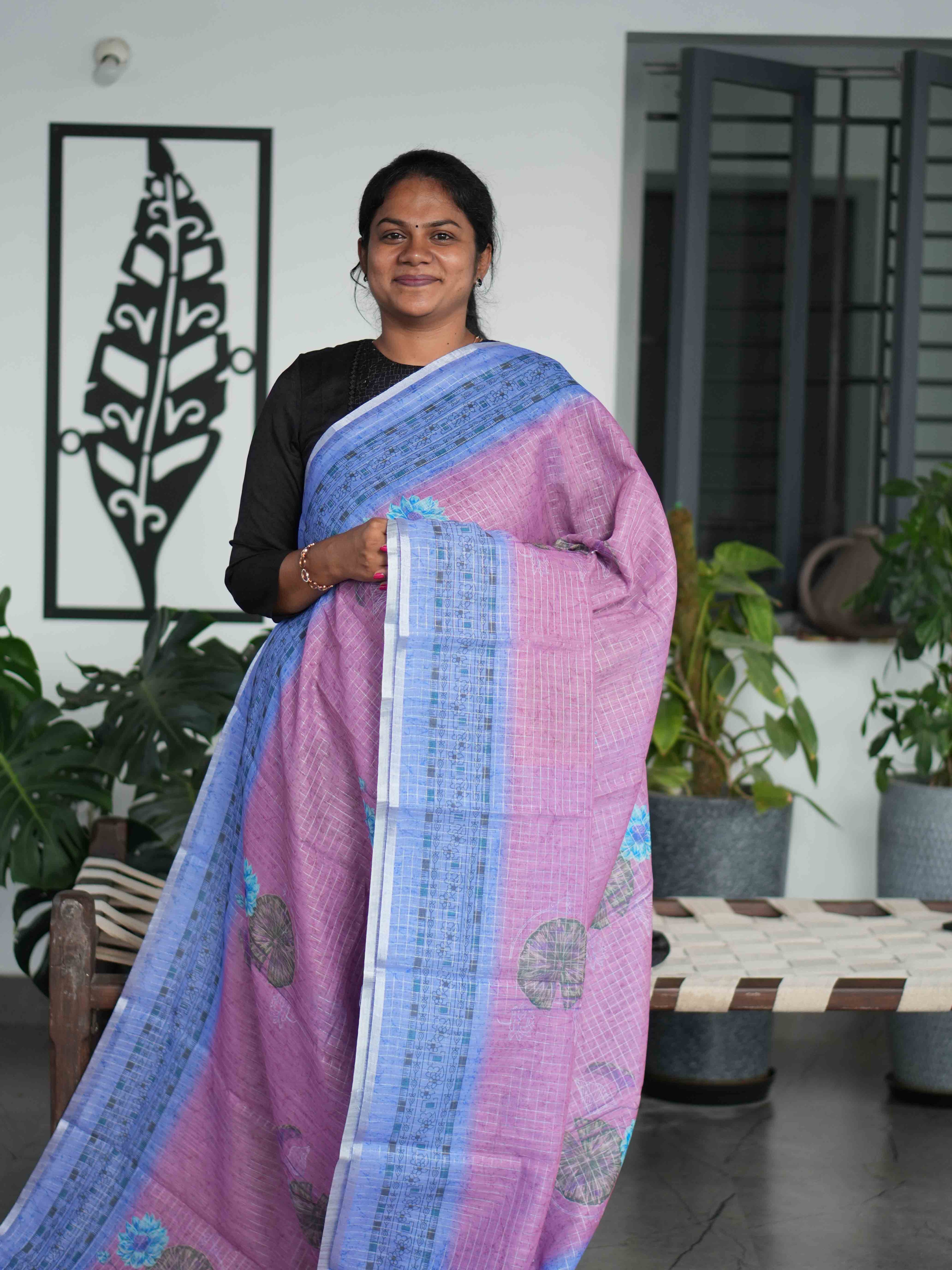 Linen Cotton Sarees Classic Breeze / SKU209 – 4
